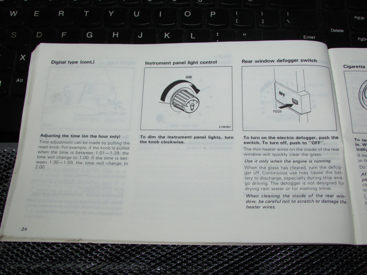 Toyota Tercel (1983) Owners Manual