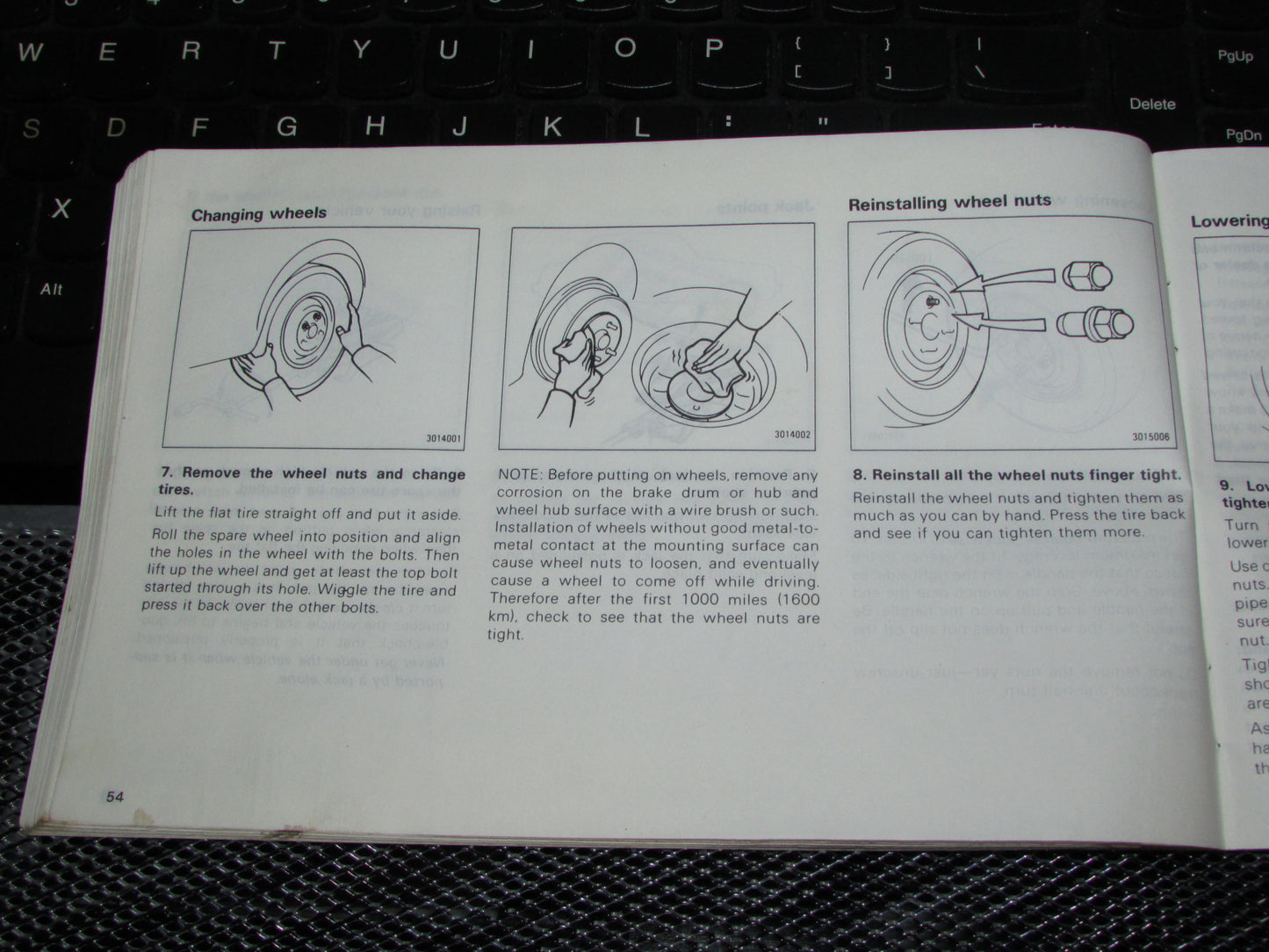 Toyota Tercel (1983) Owners Manual