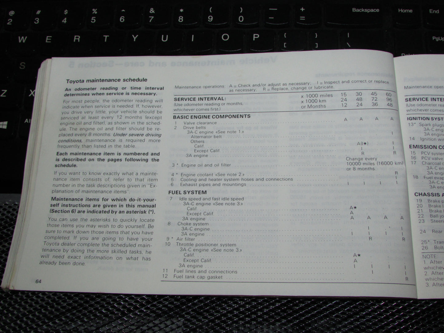 Toyota Tercel (1983) Owners Manual