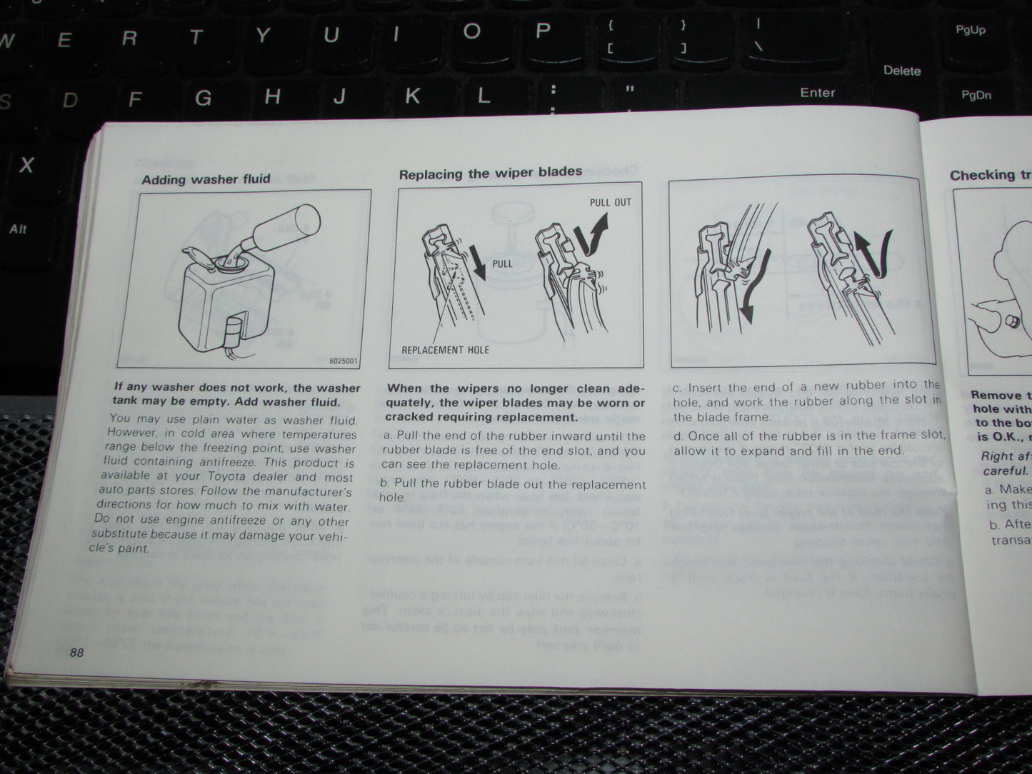 Toyota Tercel (1983) Owners Manual