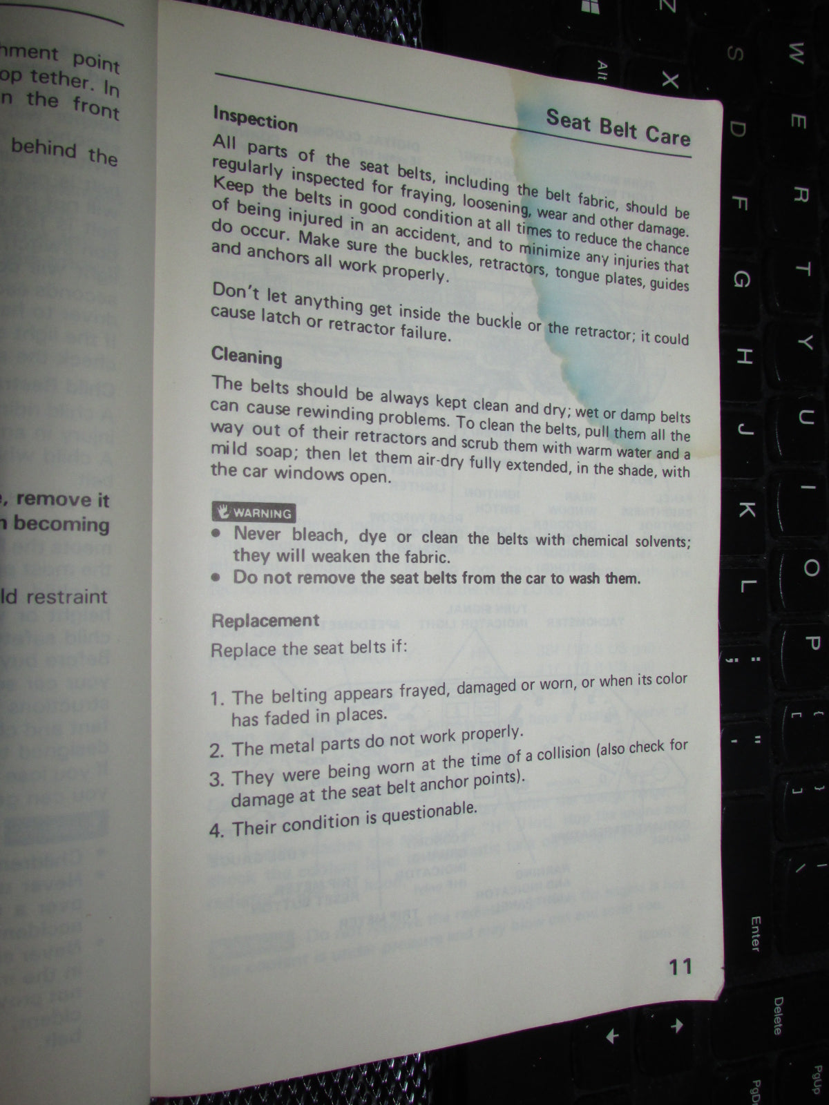 Honda Civic (1986) Owners Manual