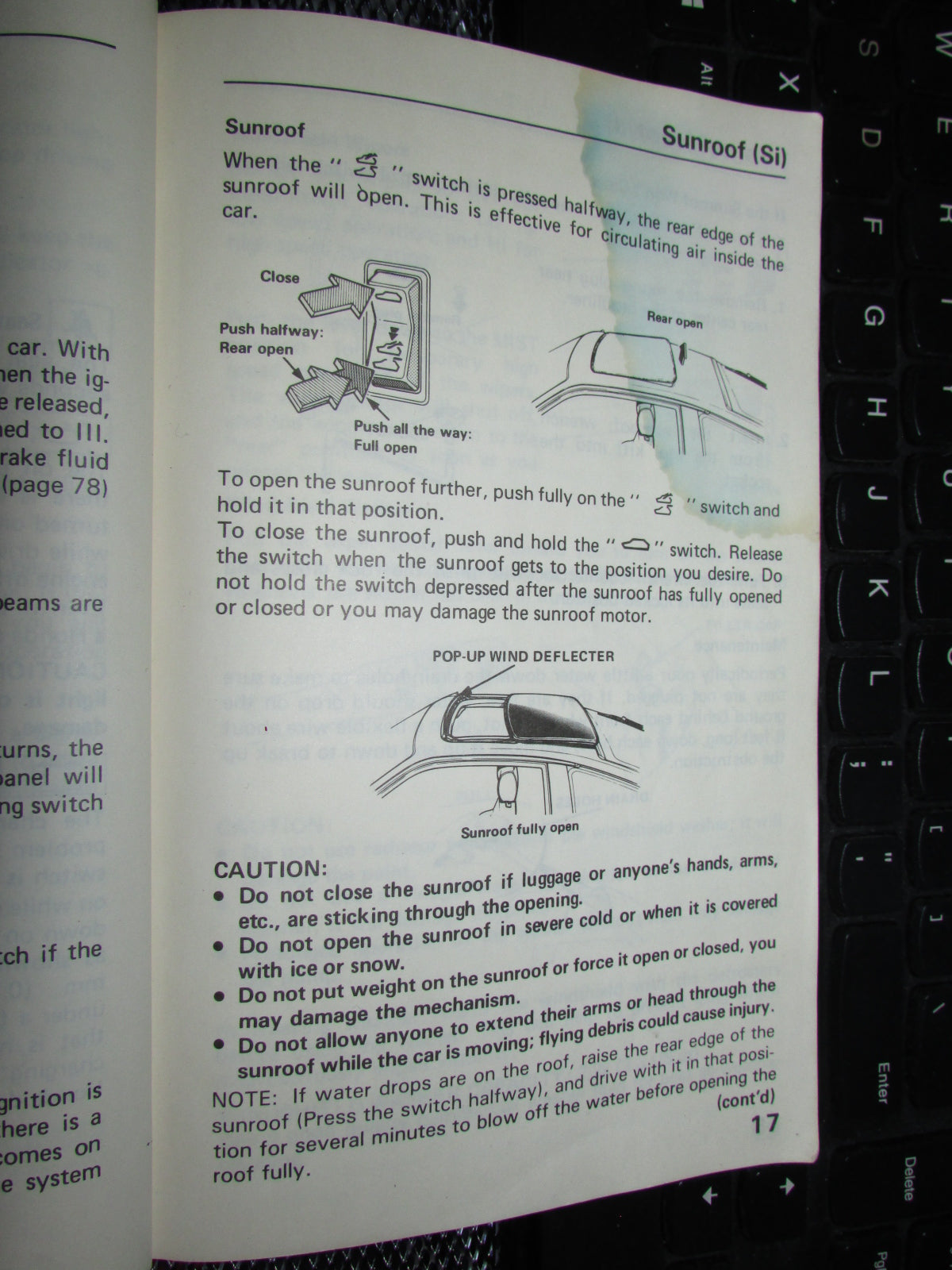 Honda Civic (1986) Owners Manual