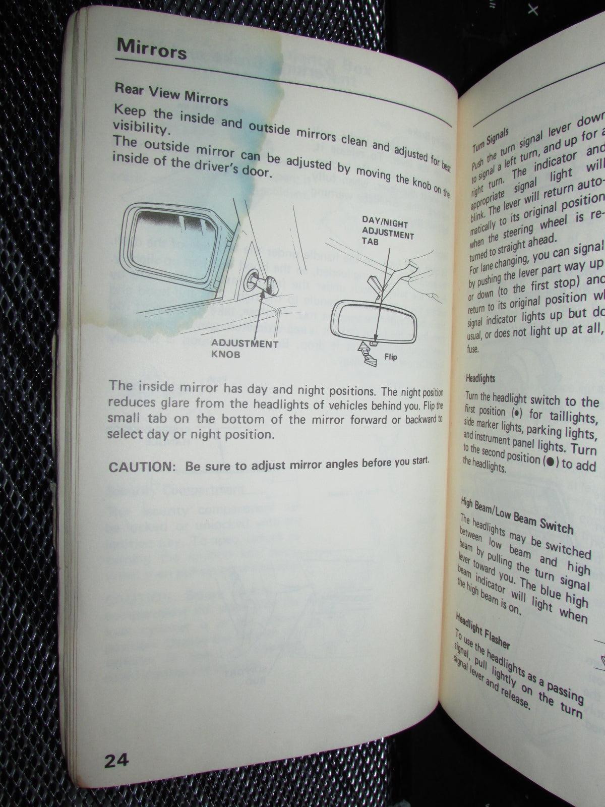 Honda Civic (1986) Owners Manual