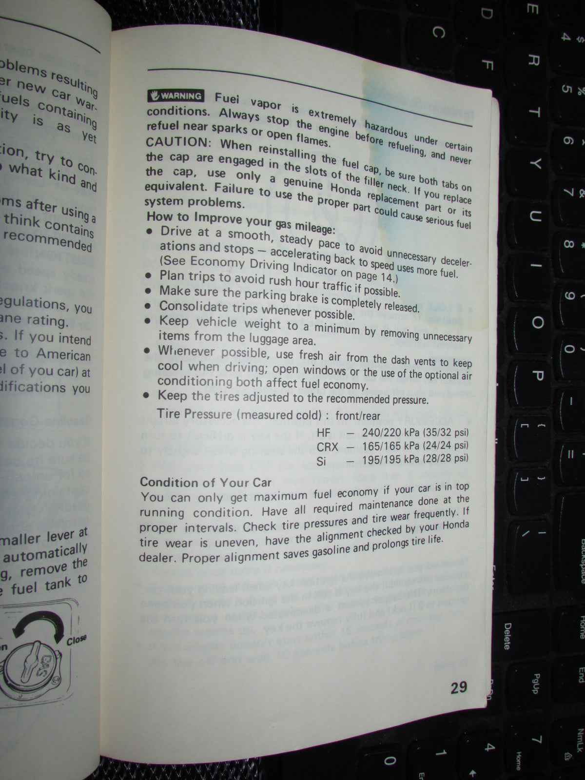 Honda Civic (1986) Owners Manual