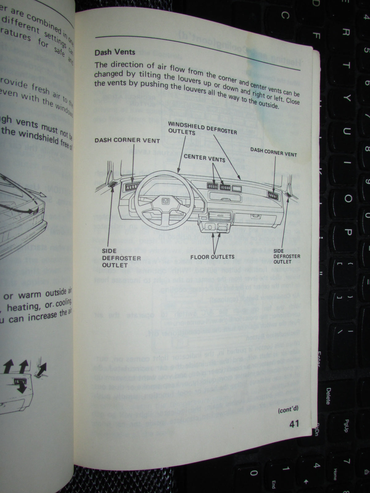 Honda Civic (1986) Owners Manual