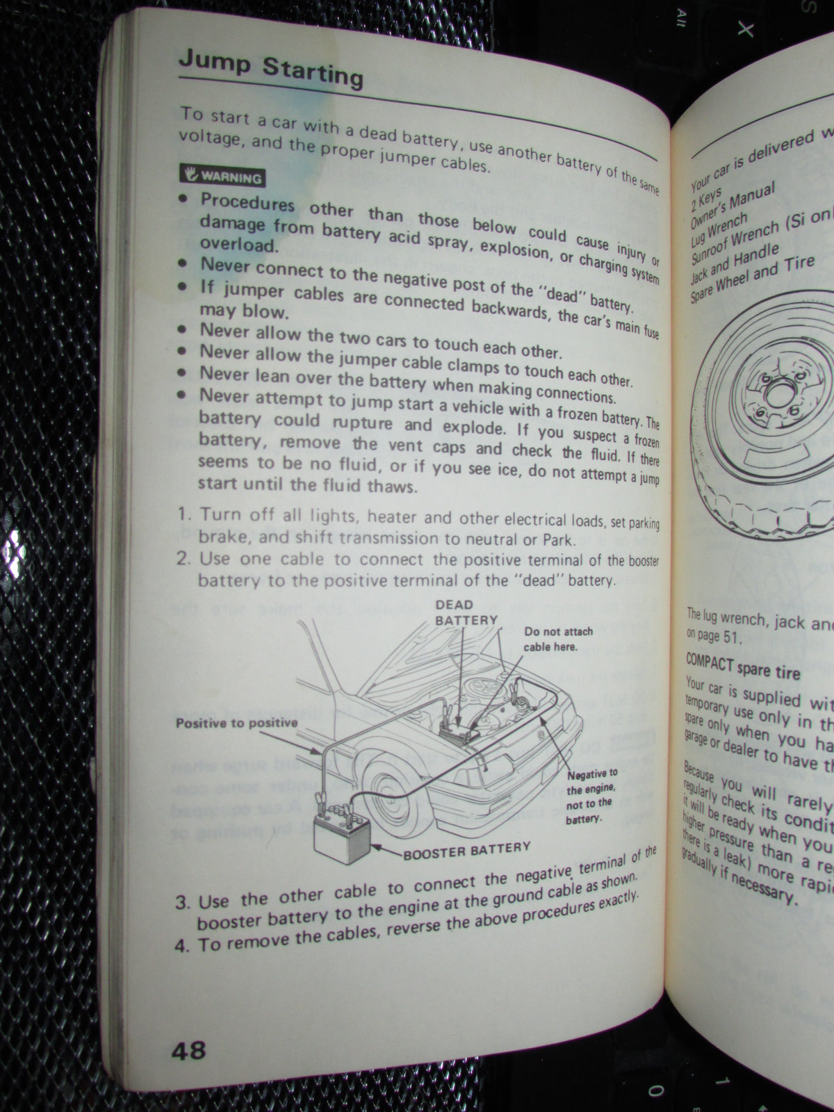 Honda Civic (1986) Owners Manual
