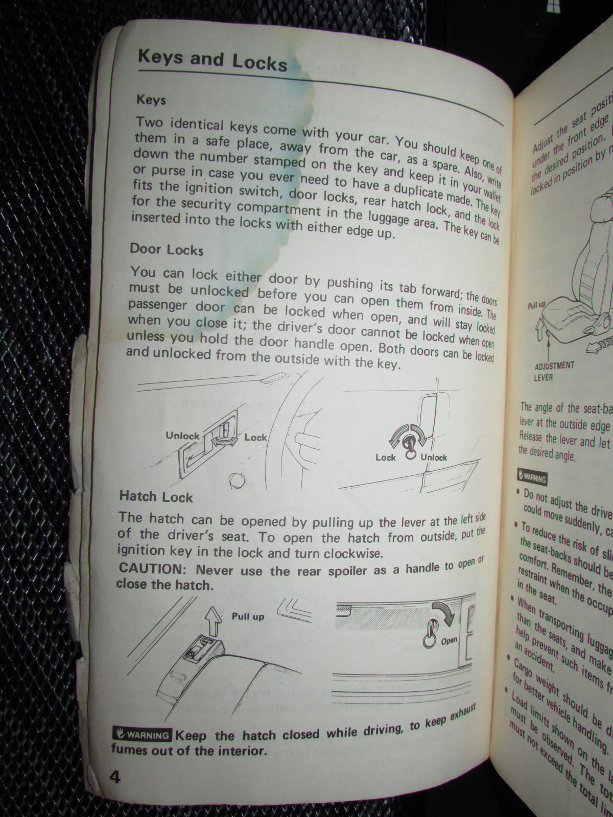 Honda Civic (1986) Owners Manual