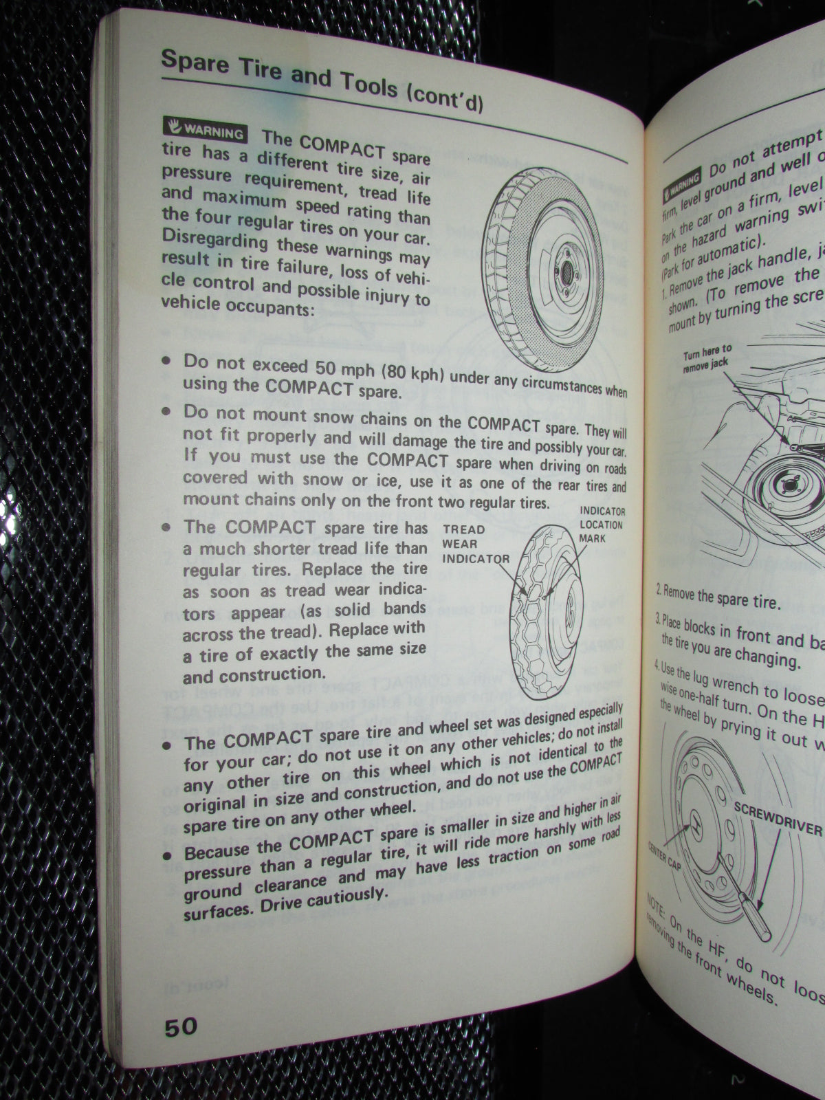 Honda Civic (1986) Owners Manual