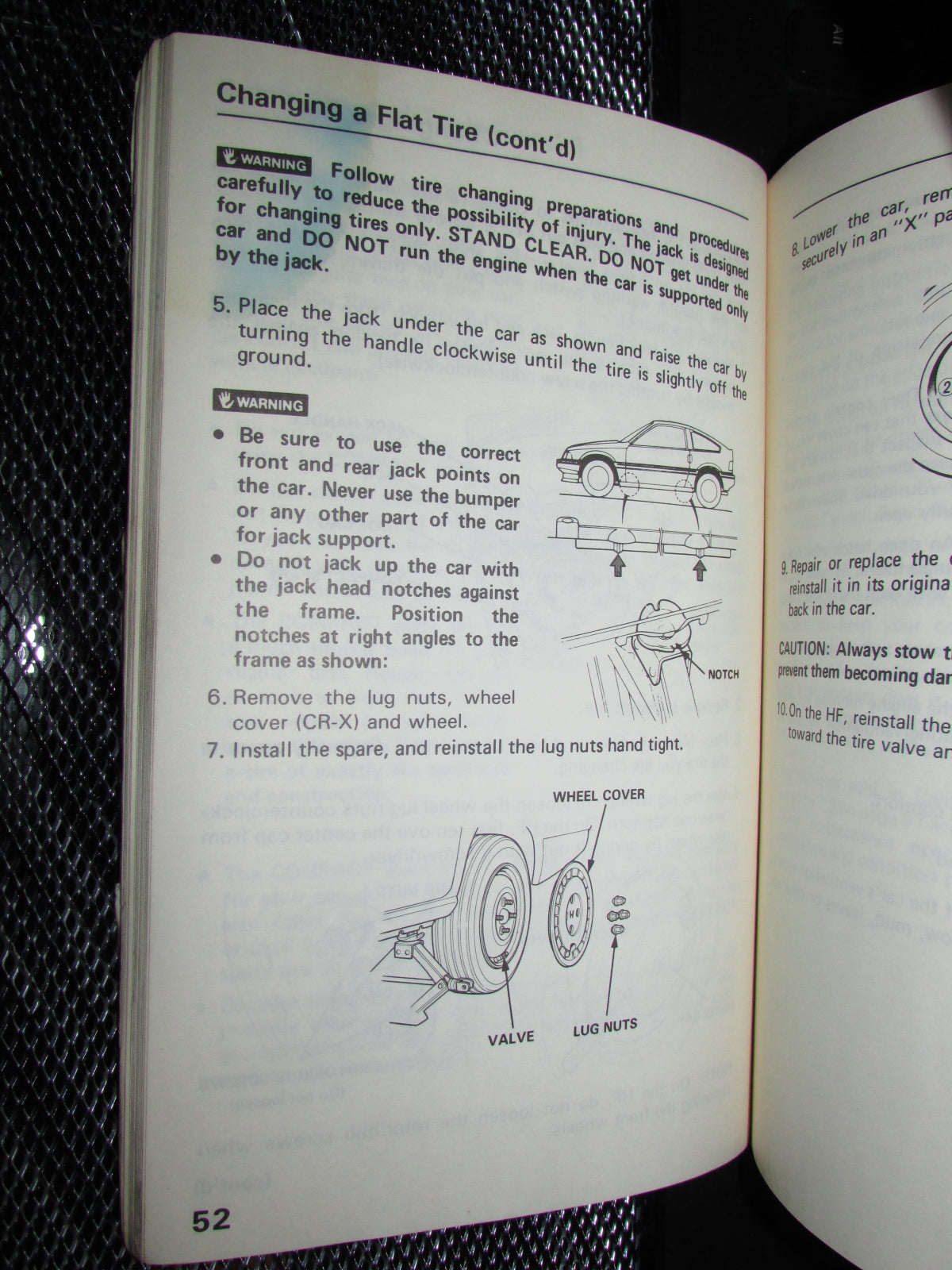 Honda Civic (1986) Owners Manual