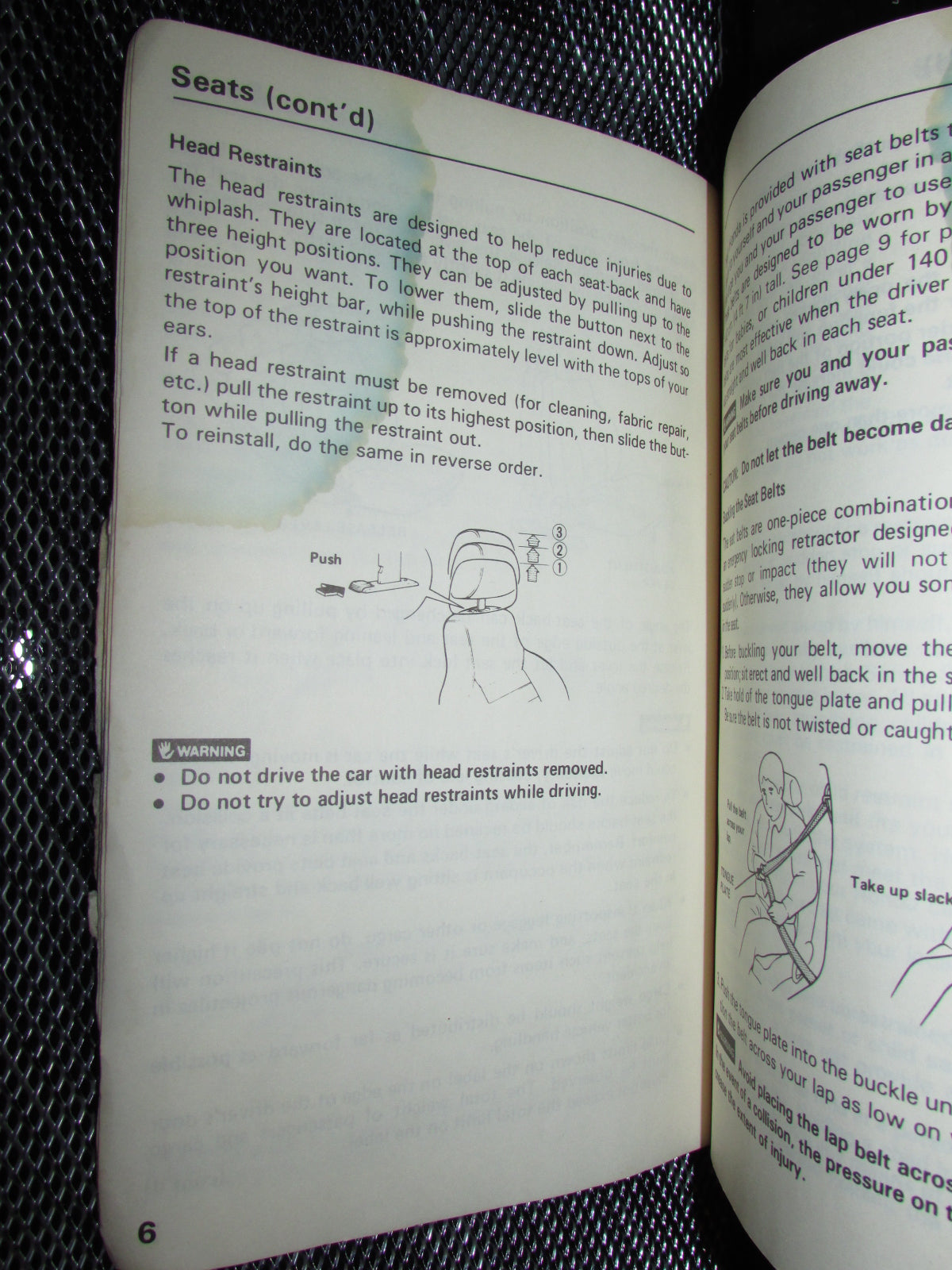 Honda Civic (1986) Owners Manual