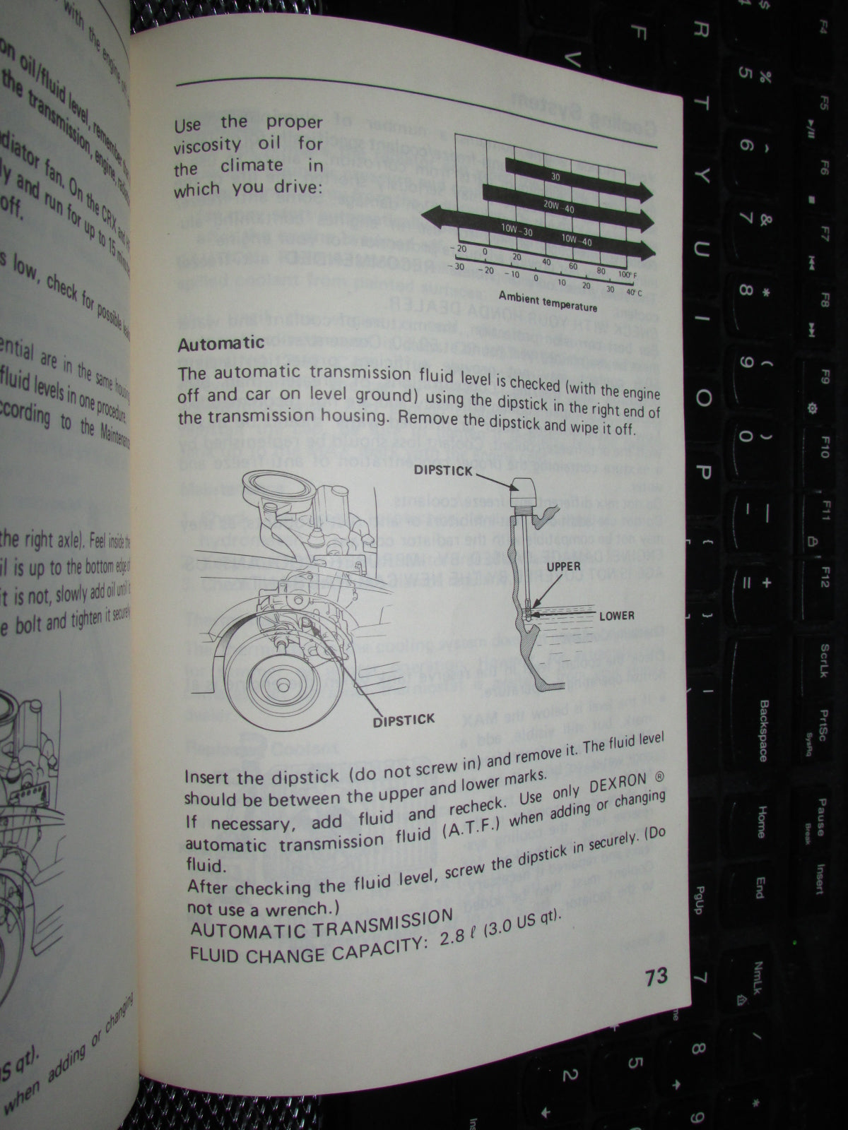 Honda Civic (1986) Owners Manual