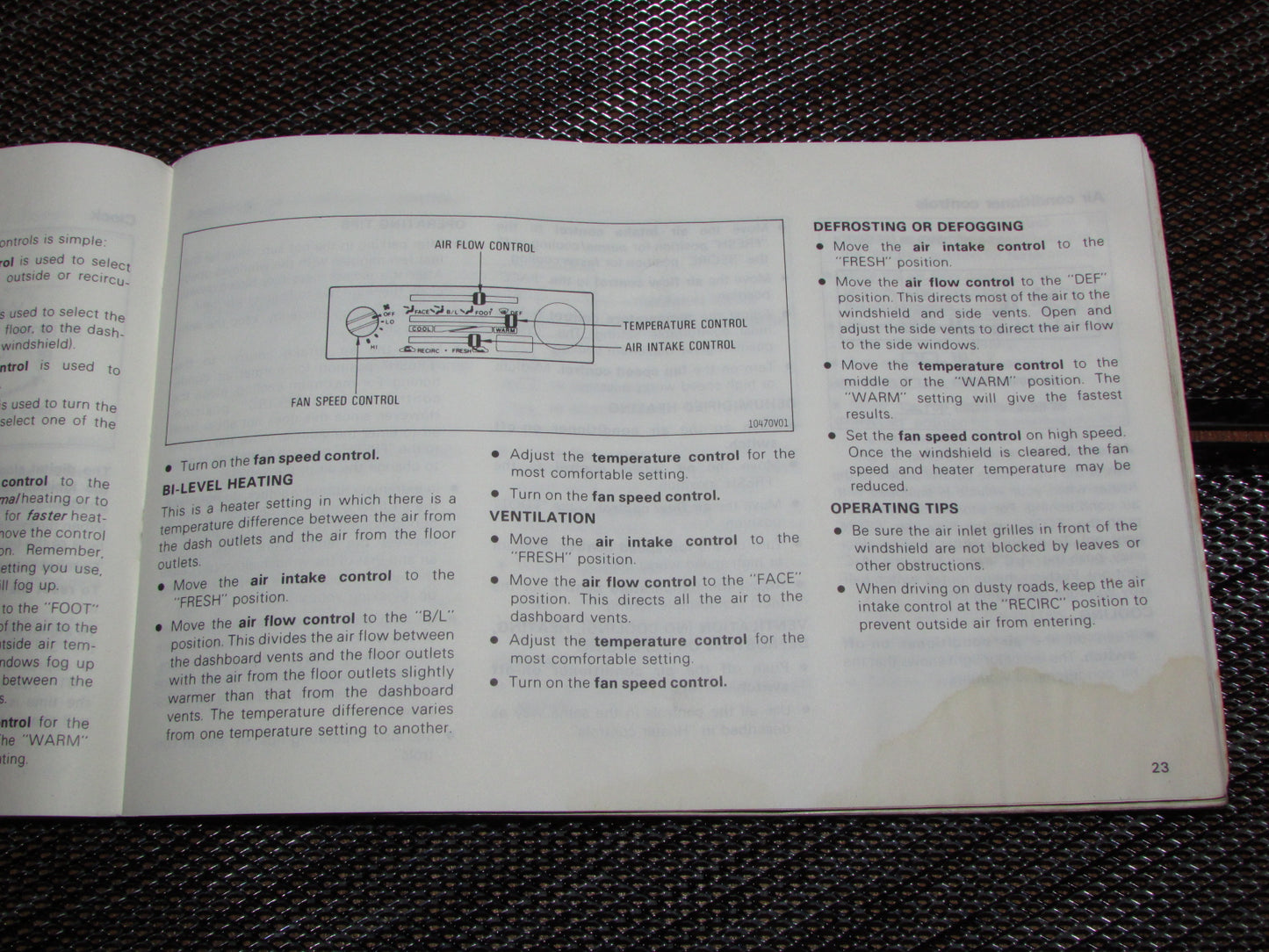 Toyota MR2 (1986) Owners Manual