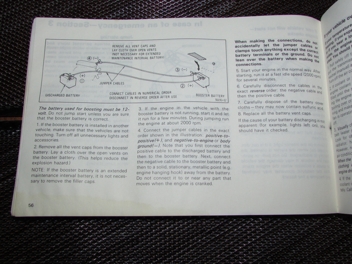 Toyota MR2 (1986) Owners Manual