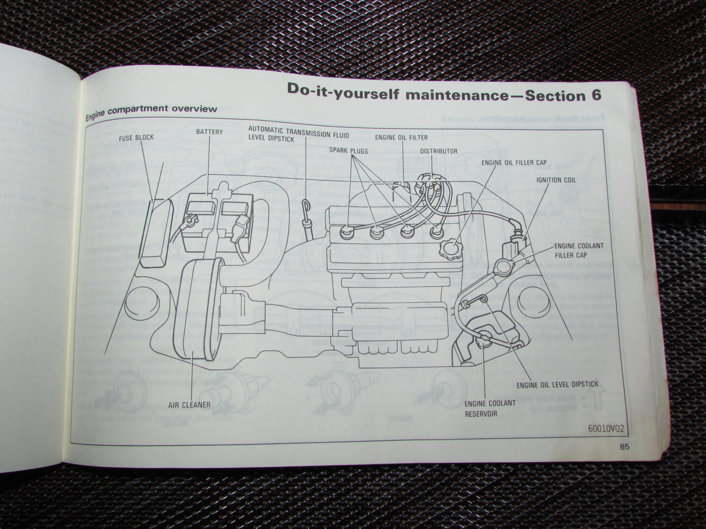 Toyota MR2 (1986) Owners Manual