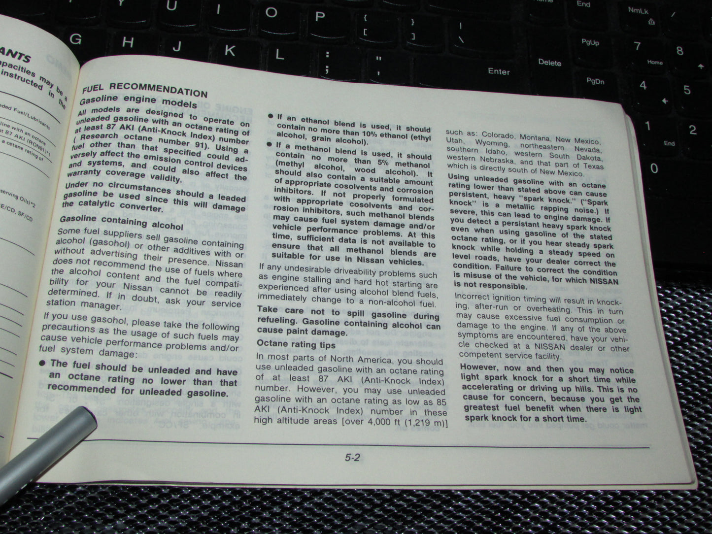 Nissan Pathfinder (1987) Owners Manual