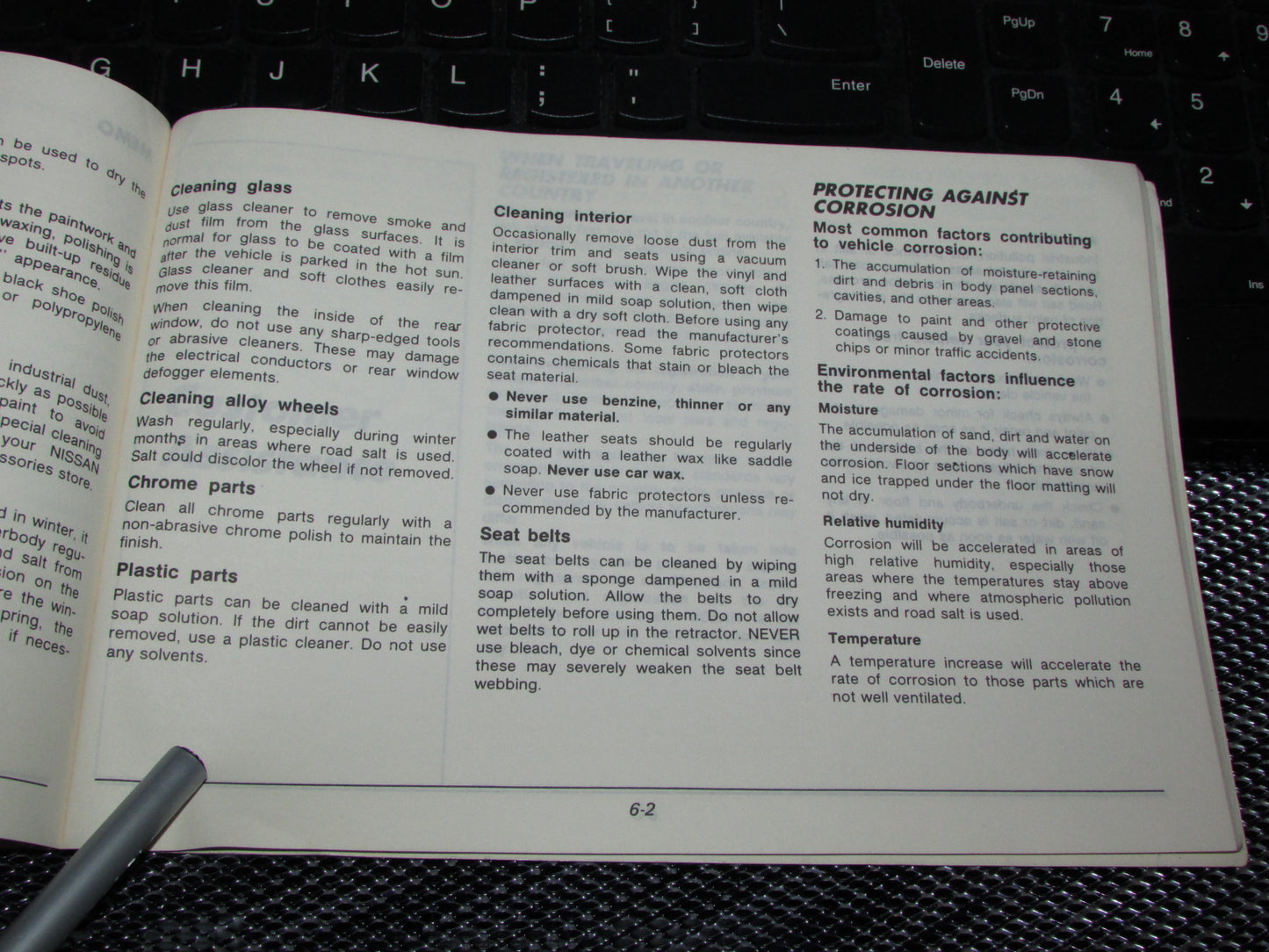 Nissan Pathfinder (1987) Owners Manual