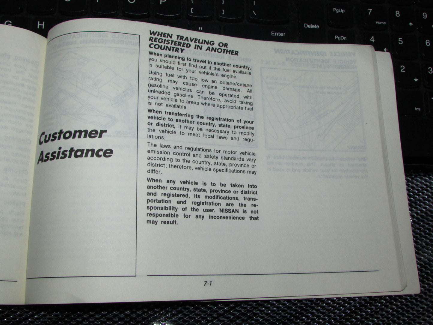 Nissan Pathfinder (1987) Owners Manual