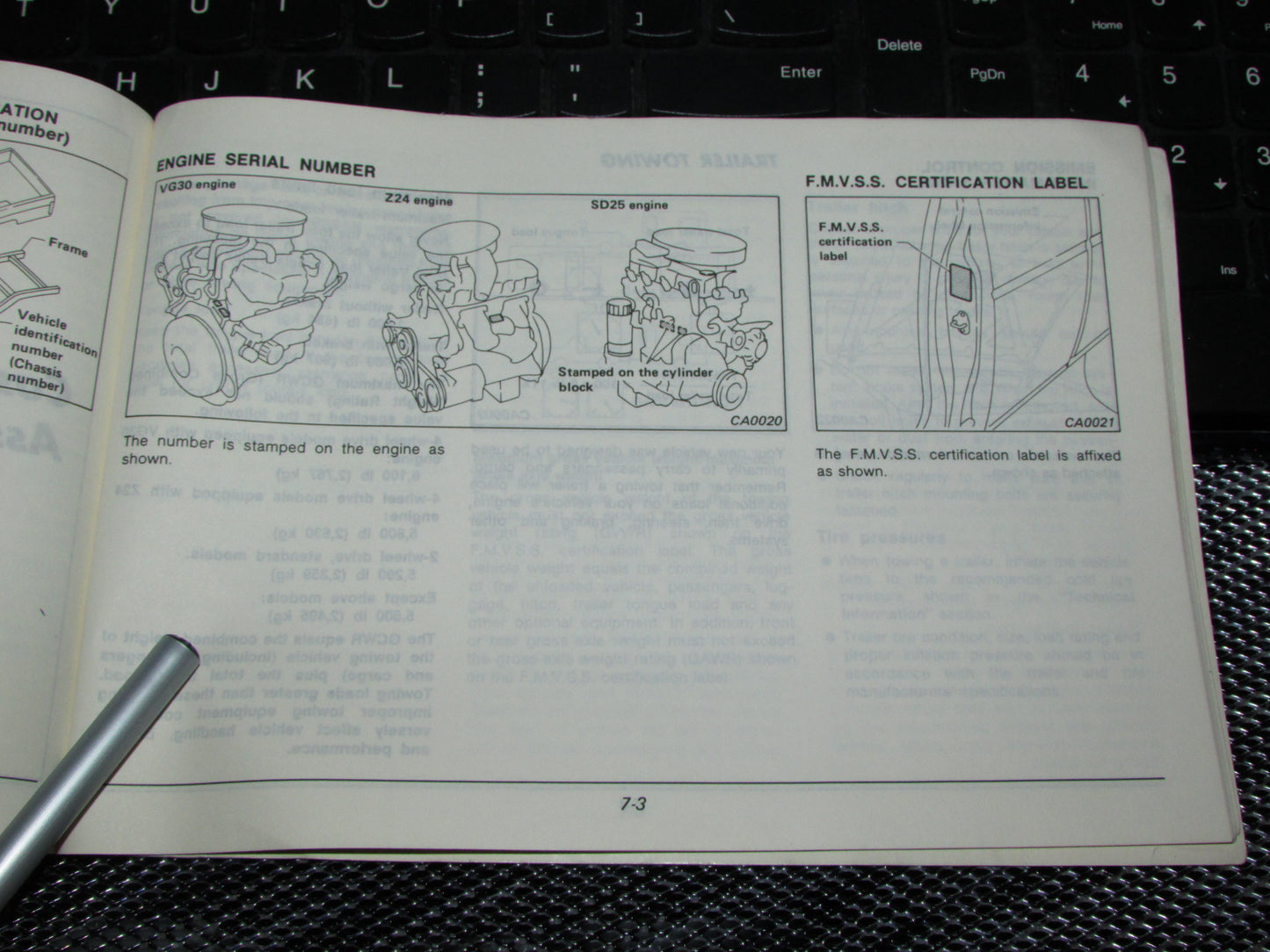 Nissan Pathfinder (1987) Owners Manual