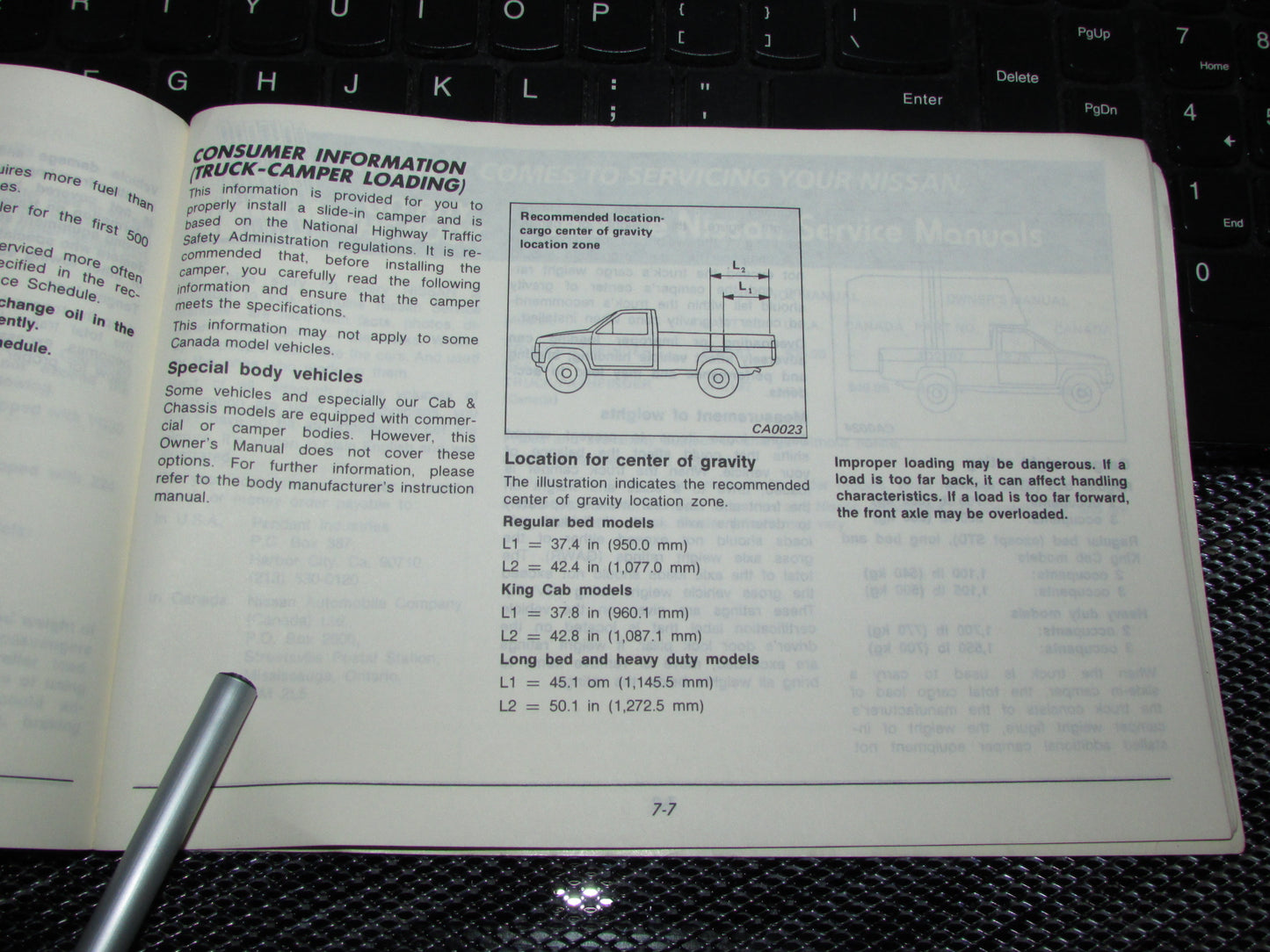 Nissan Pathfinder (1987) Owners Manual