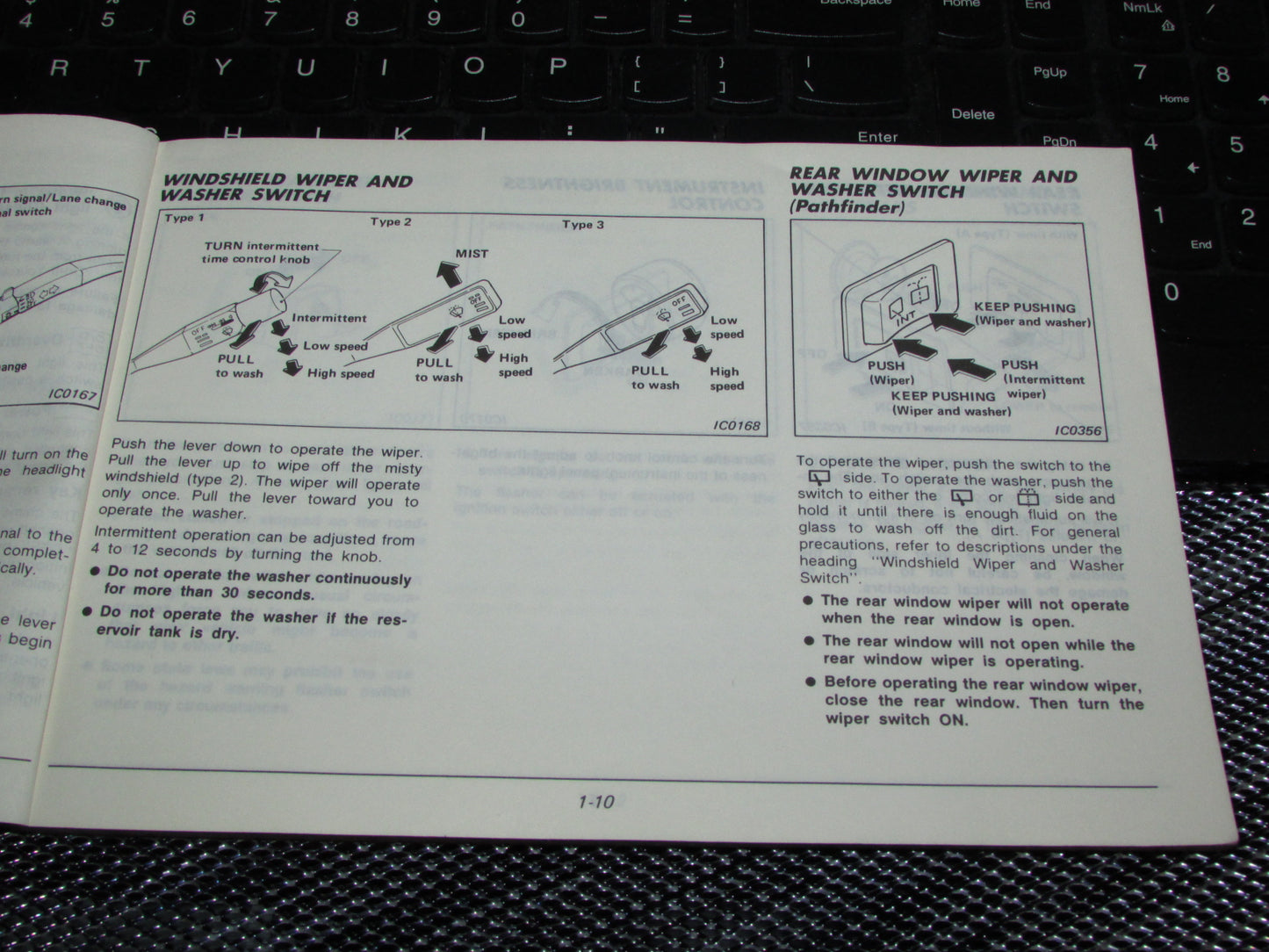 Nissan Pathfinder (1987) Owners Manual