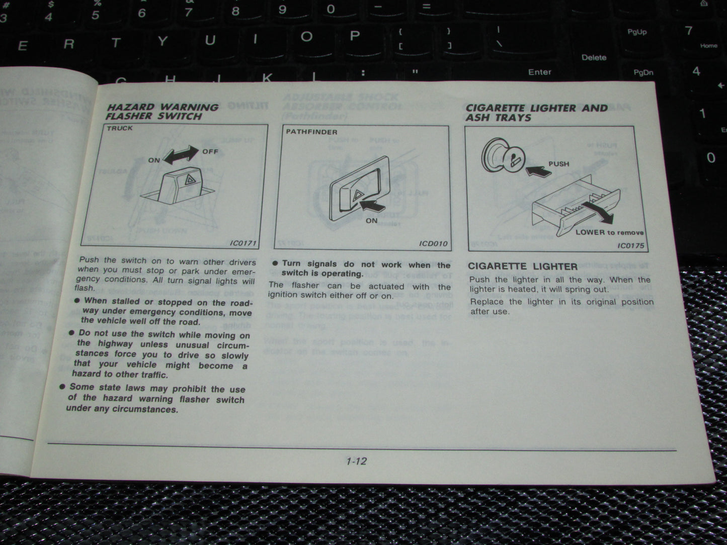 Nissan Pathfinder (1987) Owners Manual