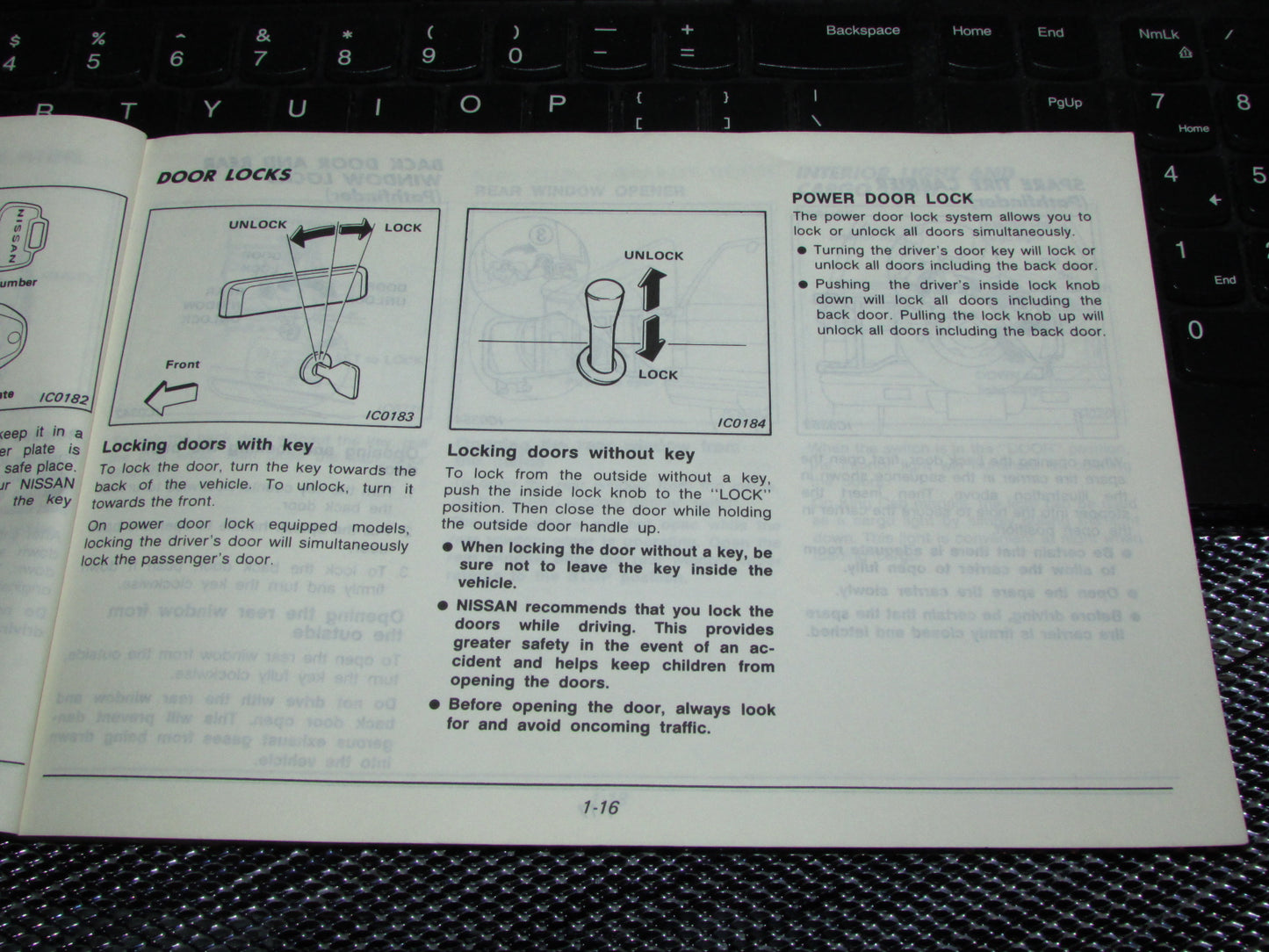 Nissan Pathfinder (1987) Owners Manual