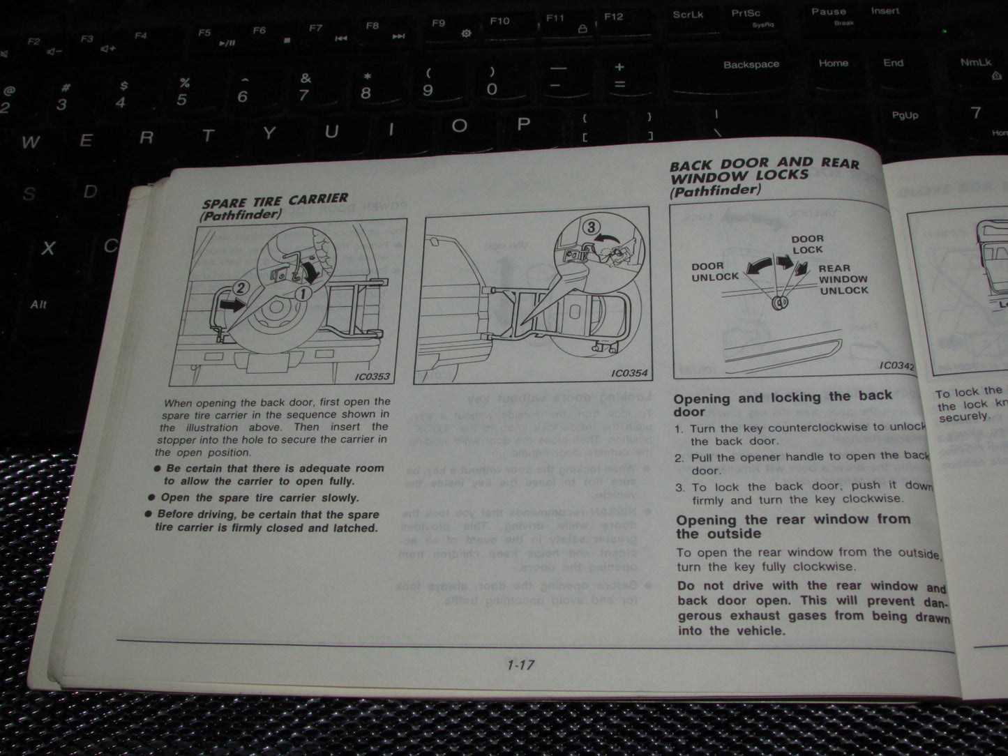 Nissan Pathfinder (1987) Owners Manual