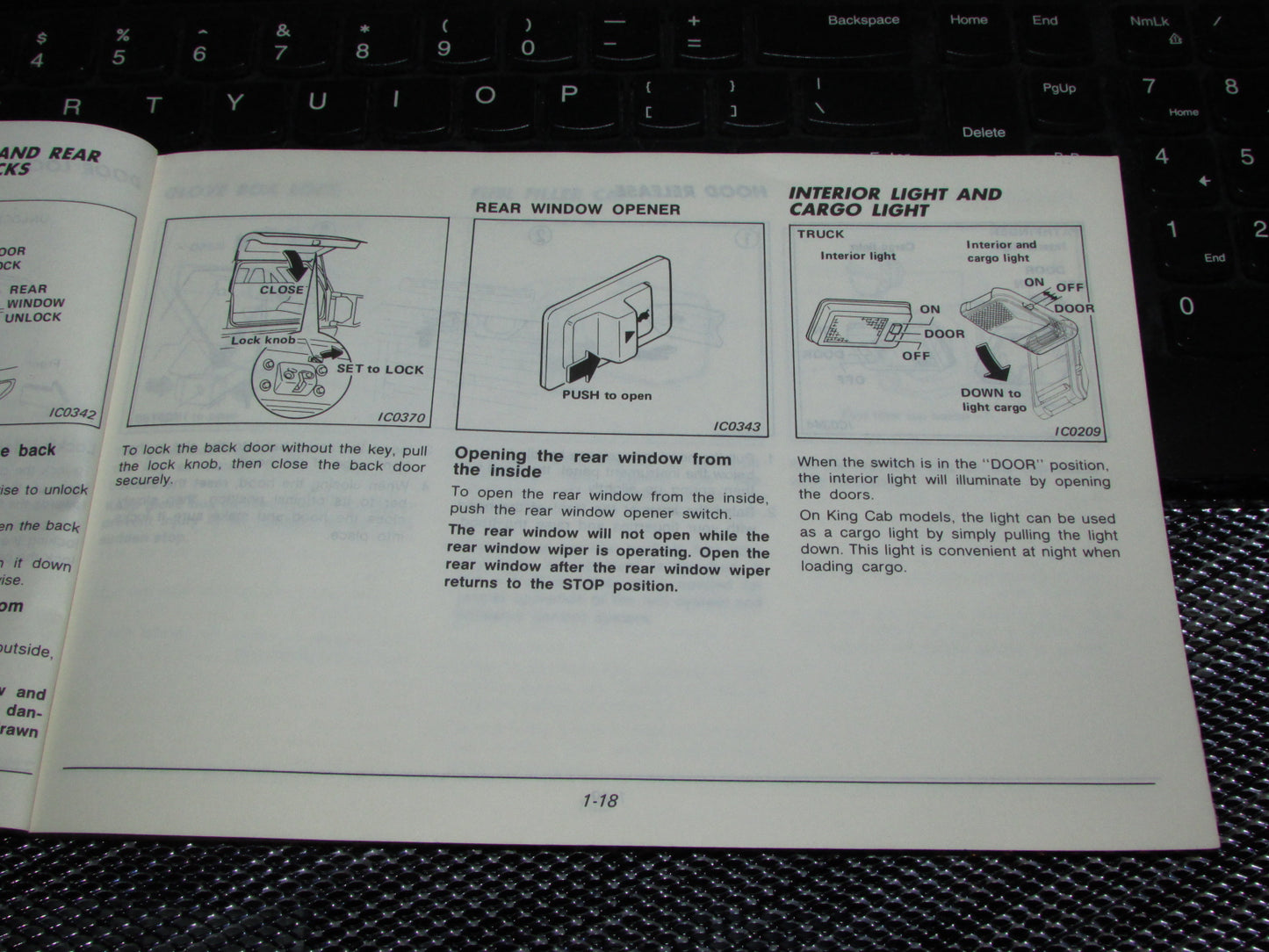 Nissan Pathfinder (1987) Owners Manual