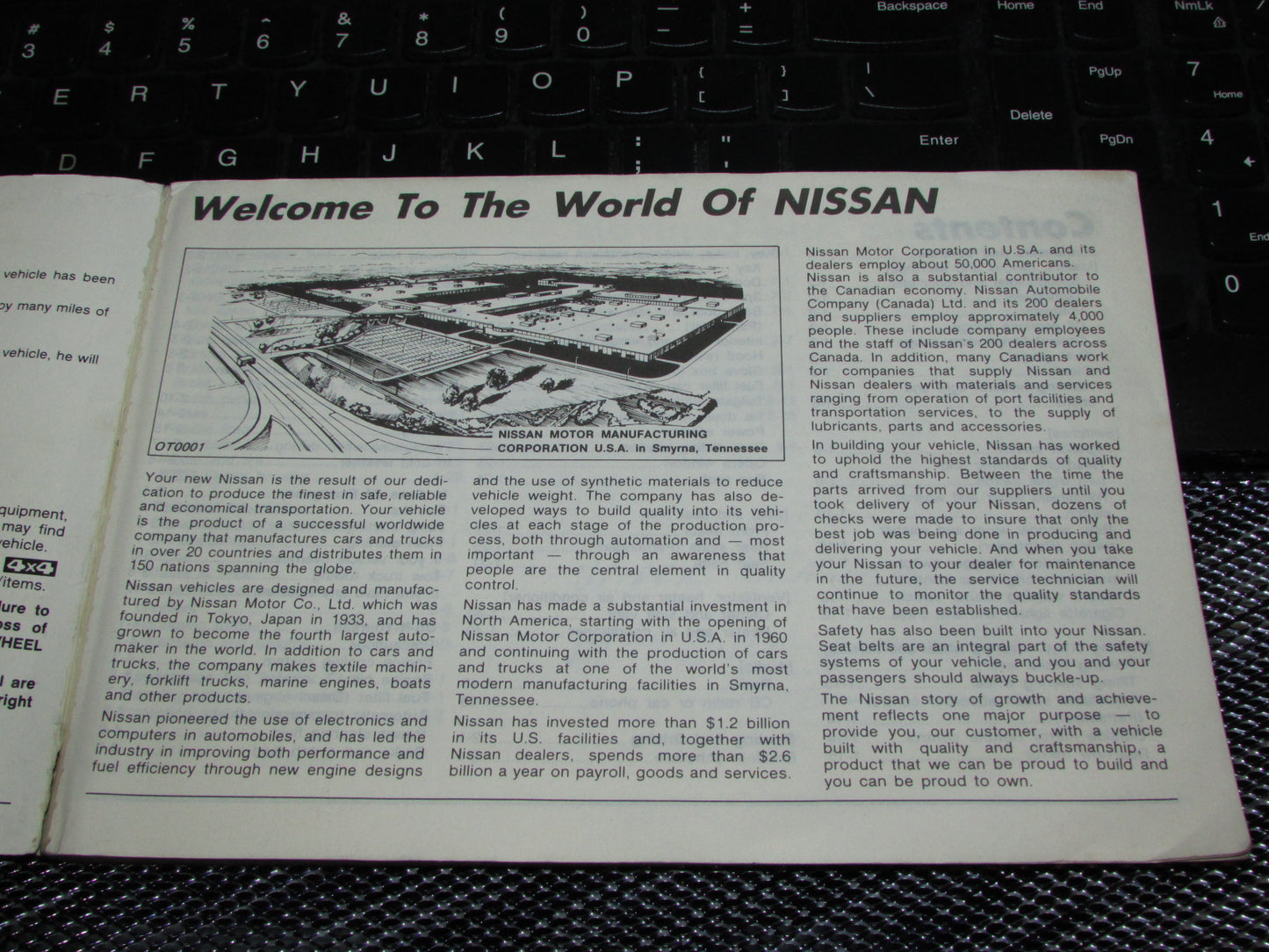 Nissan Pathfinder (1987) Owners Manual