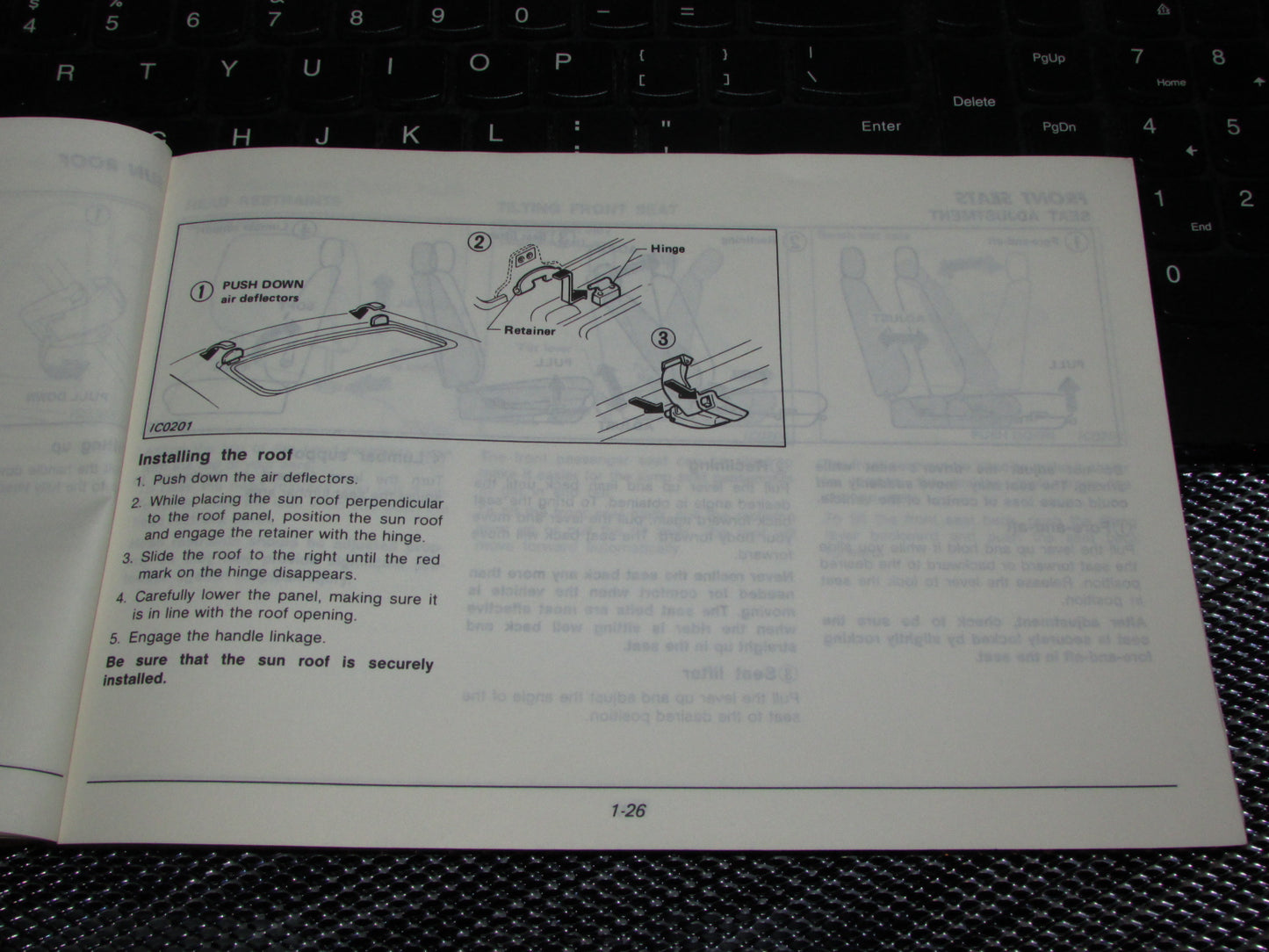Nissan Pathfinder (1987) Owners Manual