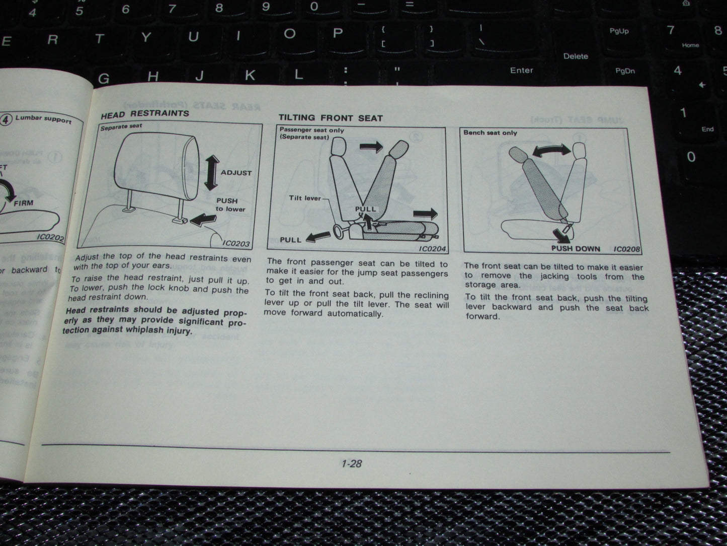 Nissan Pathfinder (1987) Owners Manual