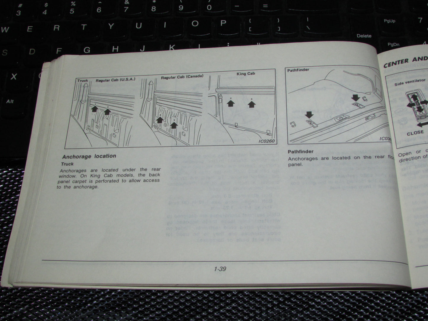 Nissan Pathfinder (1987) Owners Manual
