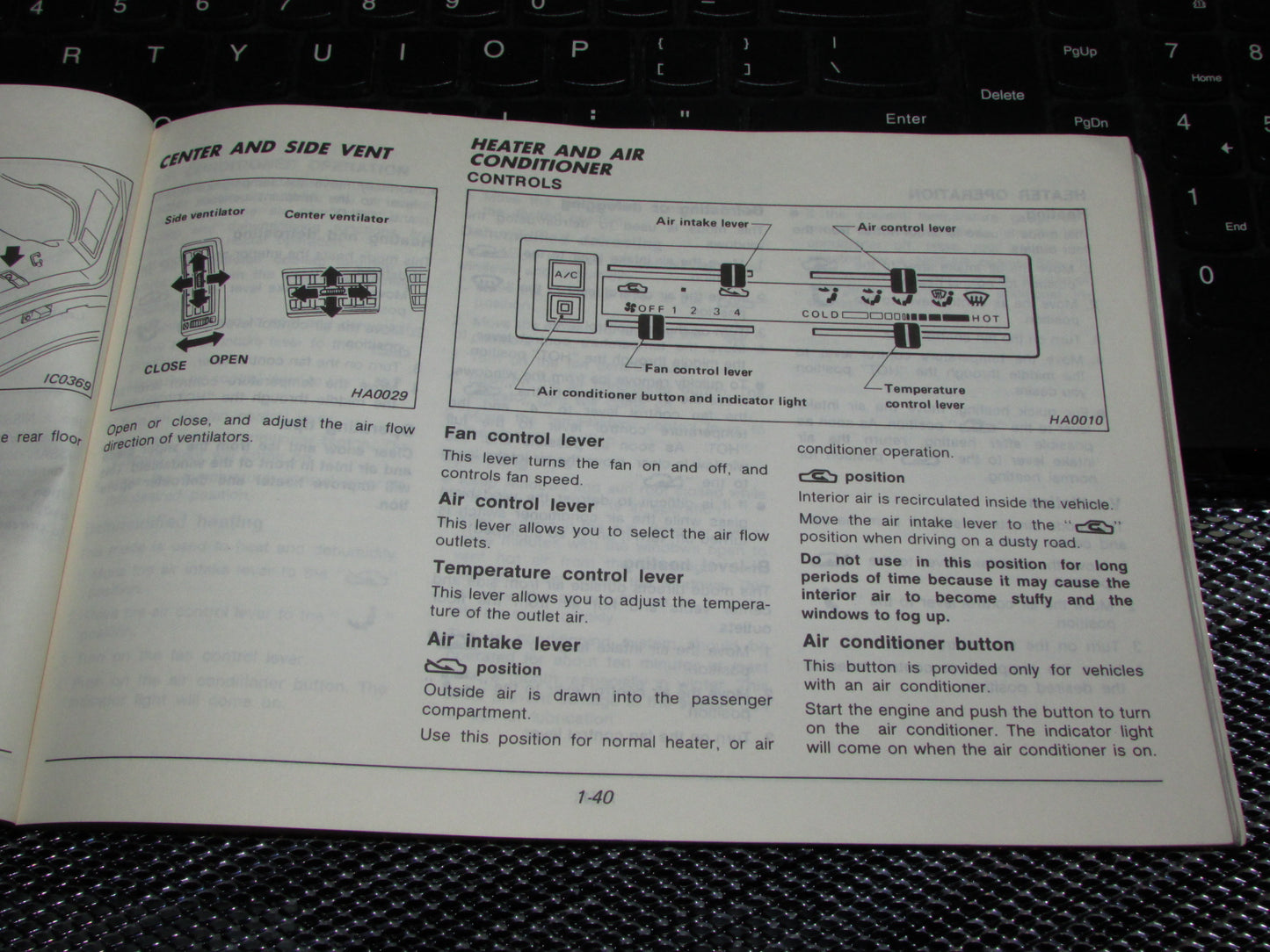 Nissan Pathfinder (1987) Owners Manual
