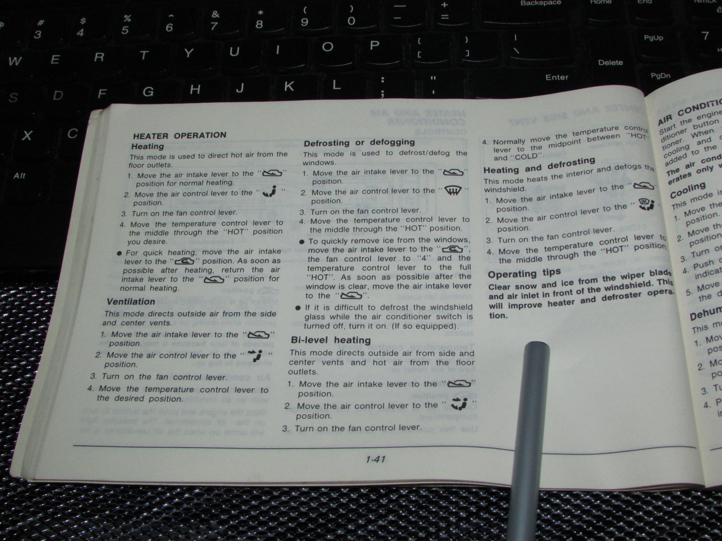 Nissan Pathfinder (1987) Owners Manual