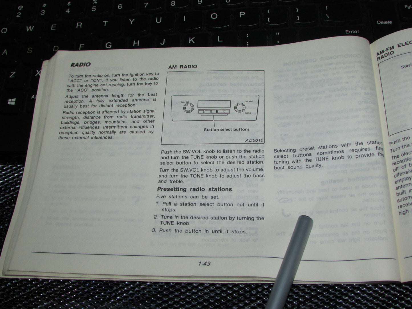 Nissan Pathfinder (1987) Owners Manual