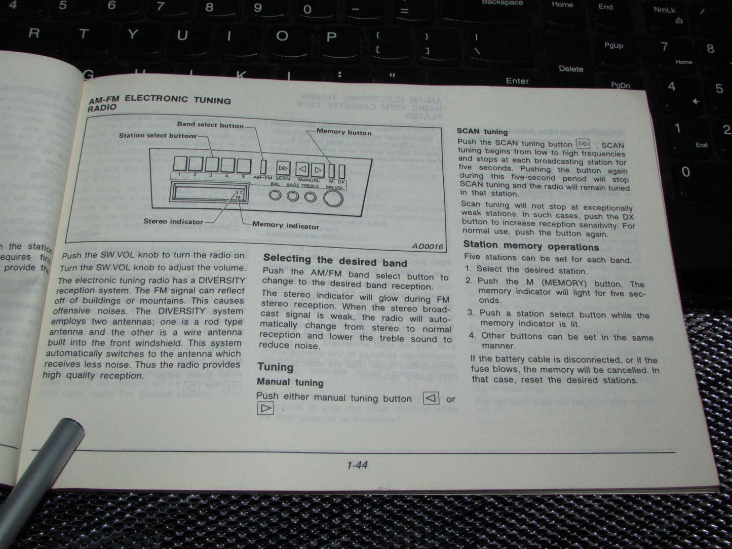 Nissan Pathfinder (1987) Owners Manual