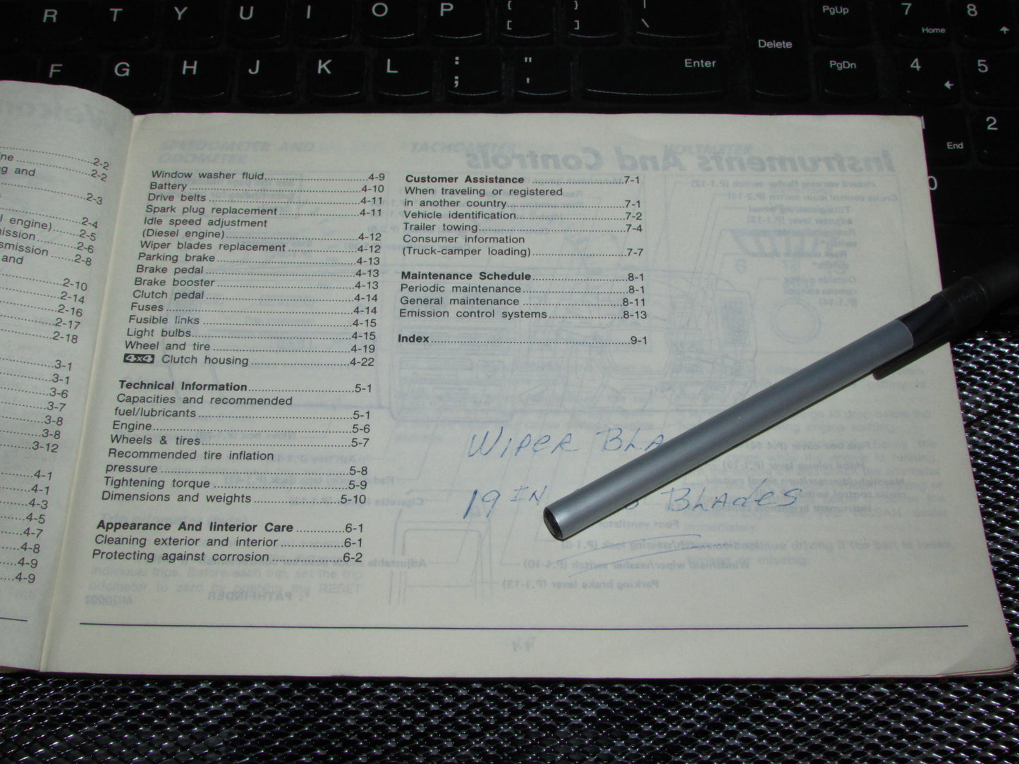 Nissan Pathfinder (1987) Owners Manual