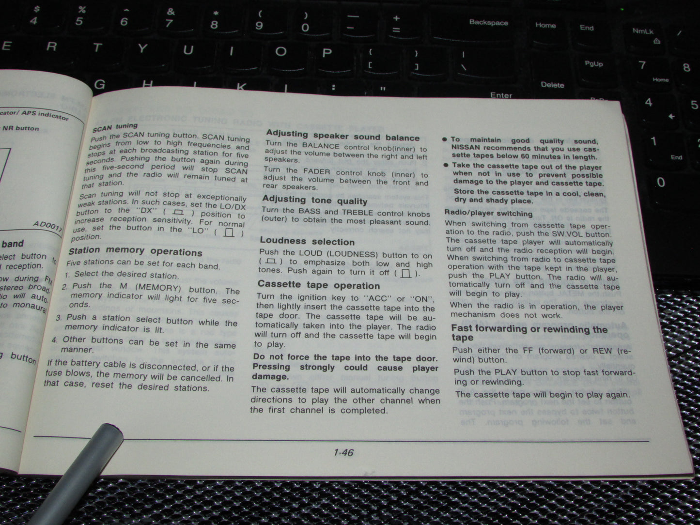 Nissan Pathfinder (1987) Owners Manual