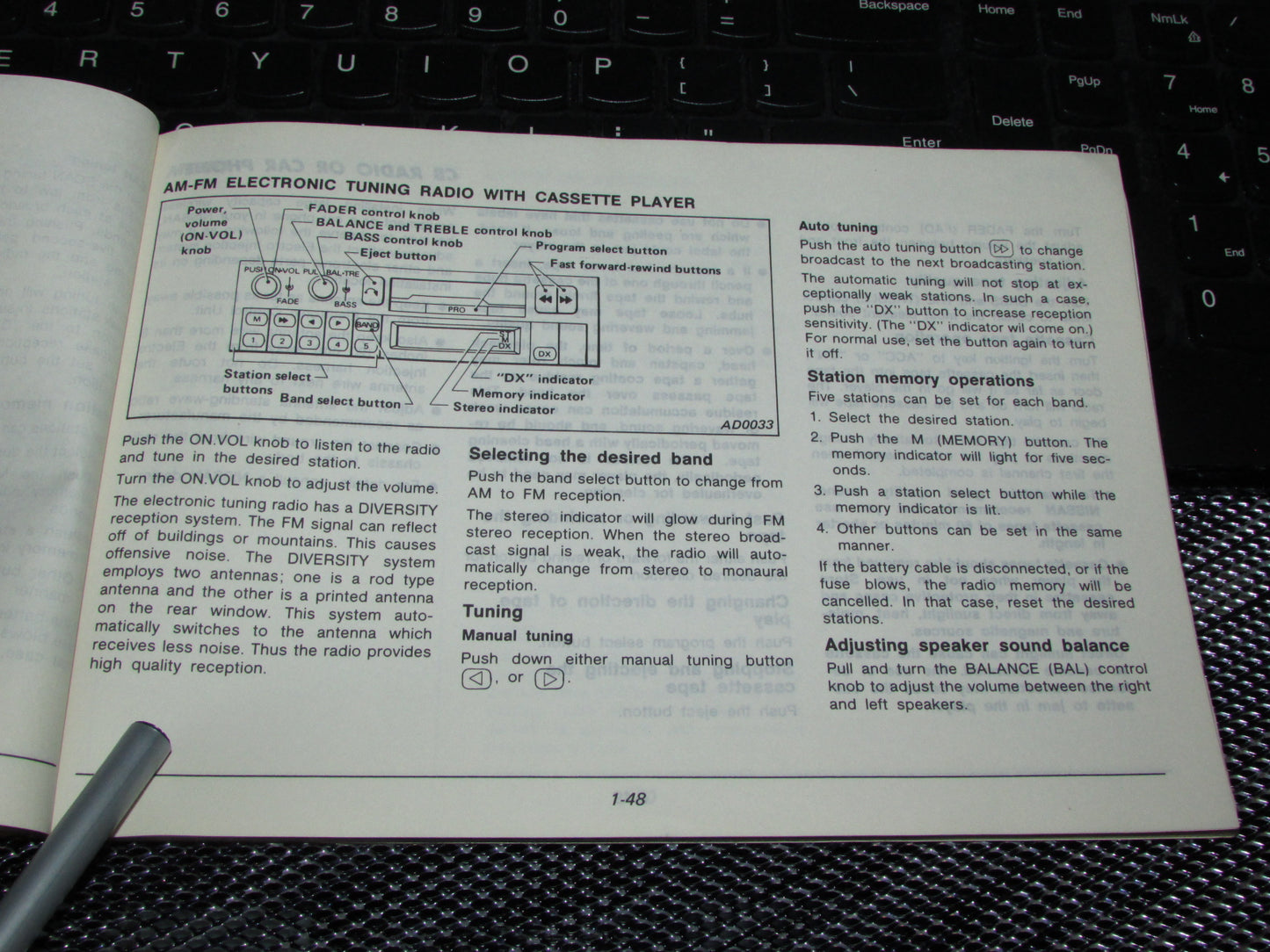 Nissan Pathfinder (1987) Owners Manual