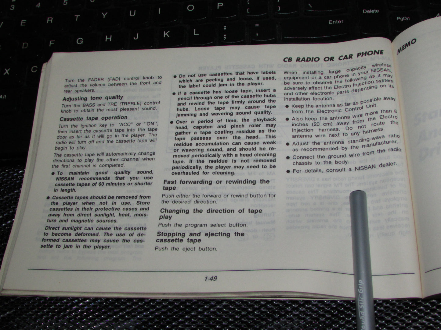 Nissan Pathfinder (1987) Owners Manual