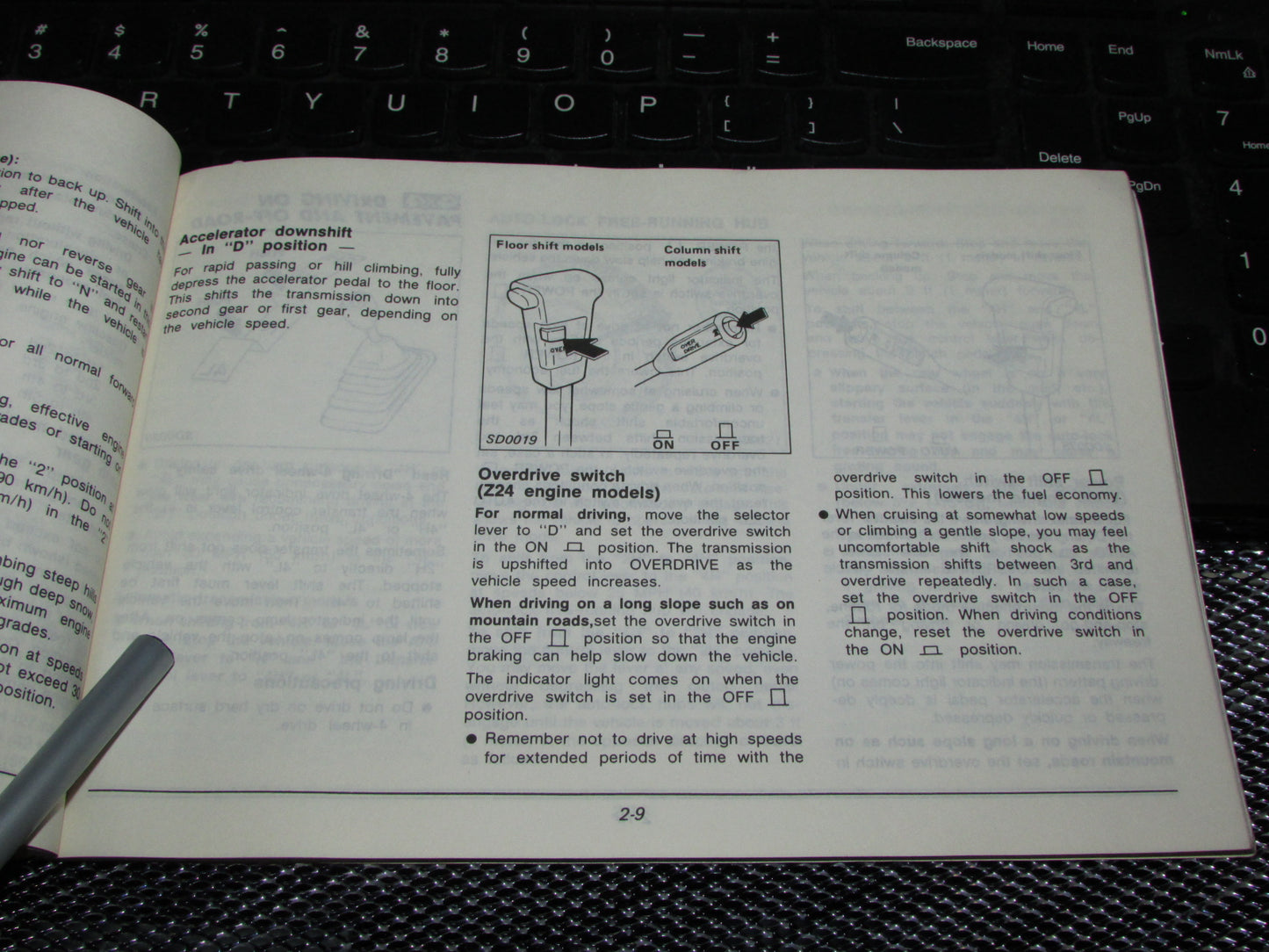 Nissan Pathfinder (1987) Owners Manual