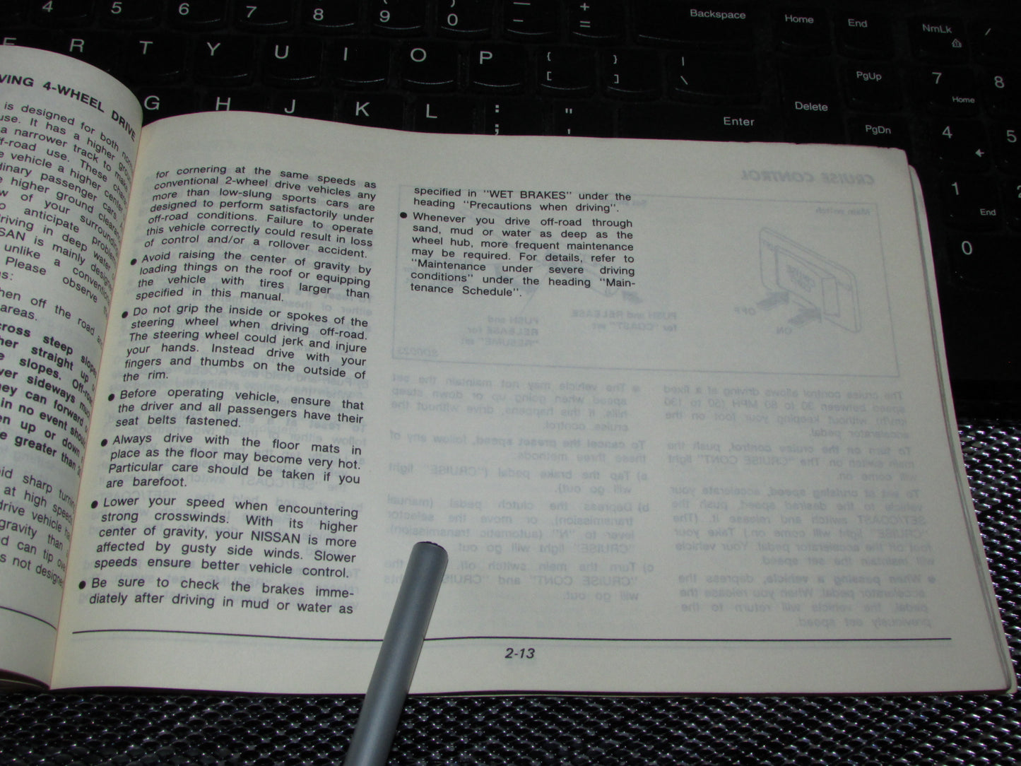 Nissan Pathfinder (1987) Owners Manual