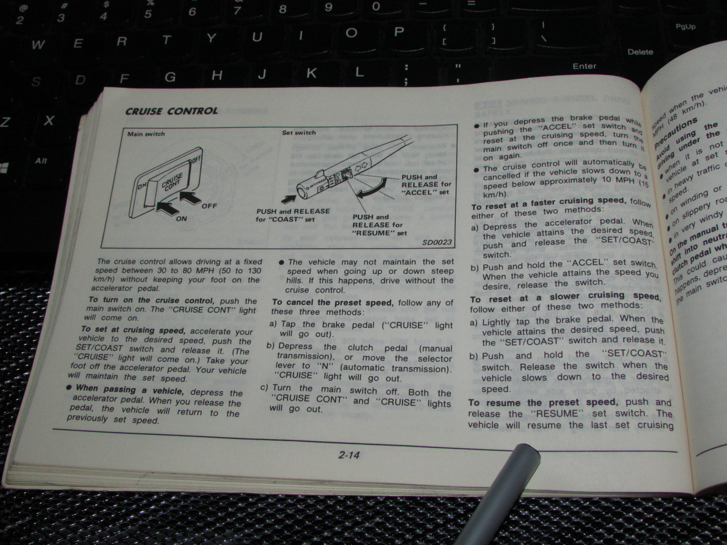 Nissan Pathfinder (1987) Owners Manual