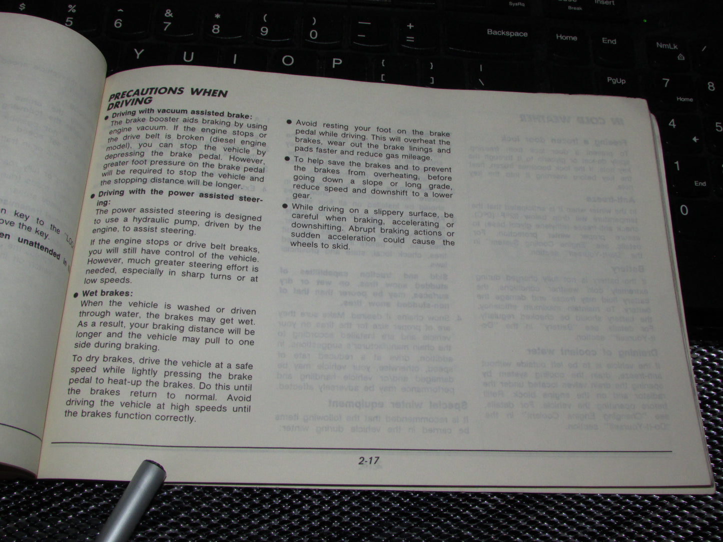 Nissan Pathfinder (1987) Owners Manual