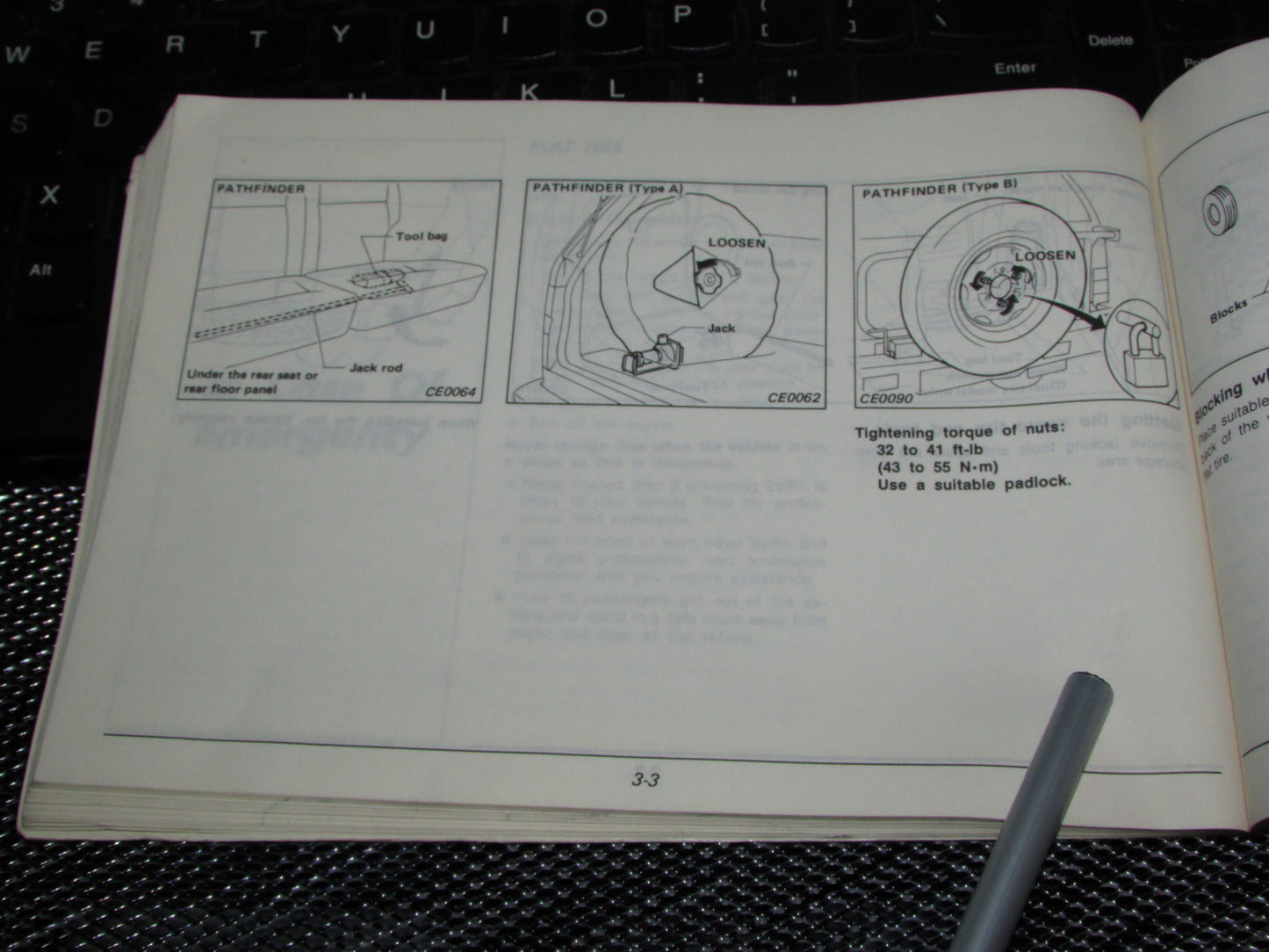 Nissan Pathfinder (1987) Owners Manual