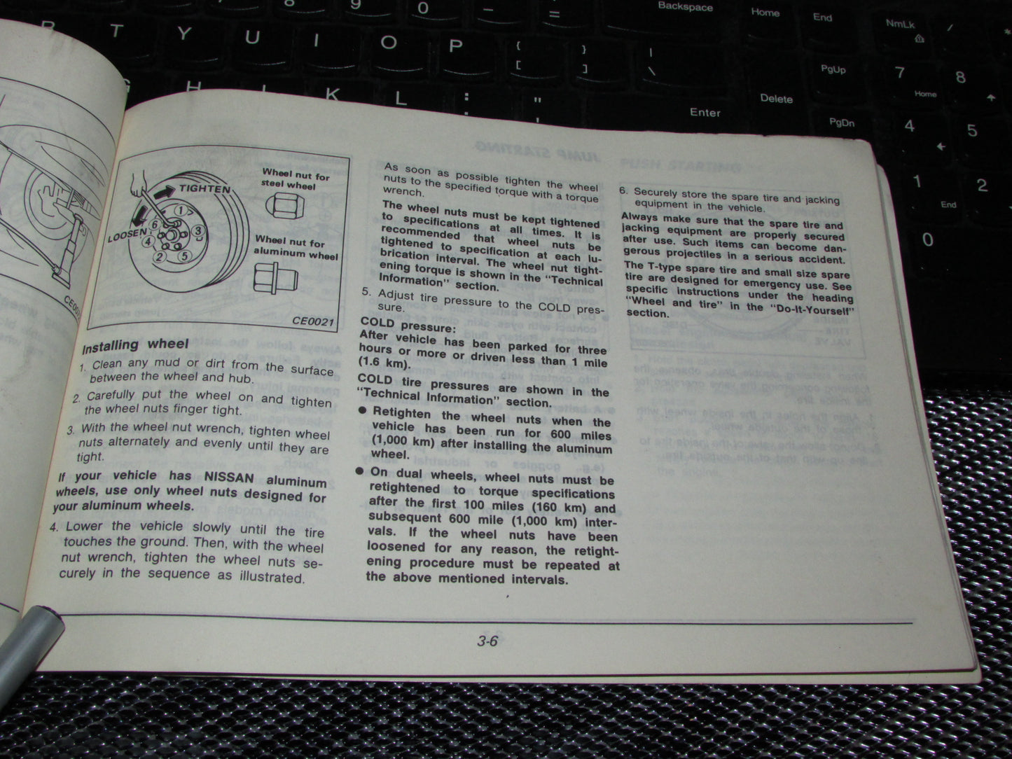 Nissan Pathfinder (1987) Owners Manual