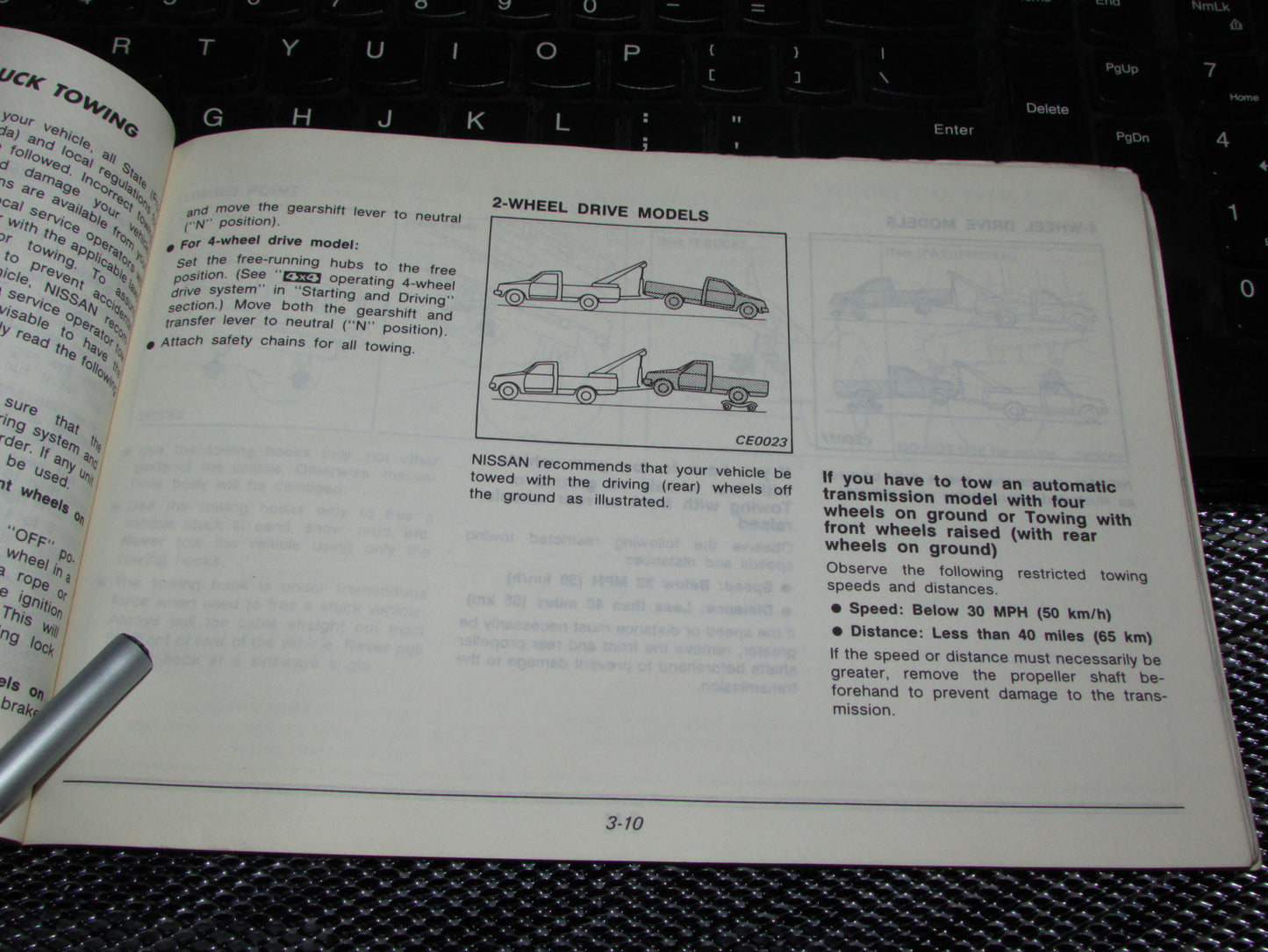 Nissan Pathfinder (1987) Owners Manual