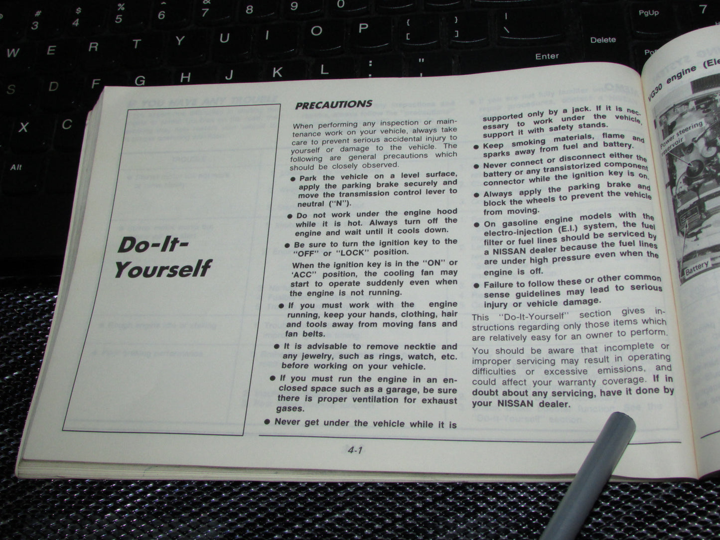 Nissan Pathfinder (1987) Owners Manual