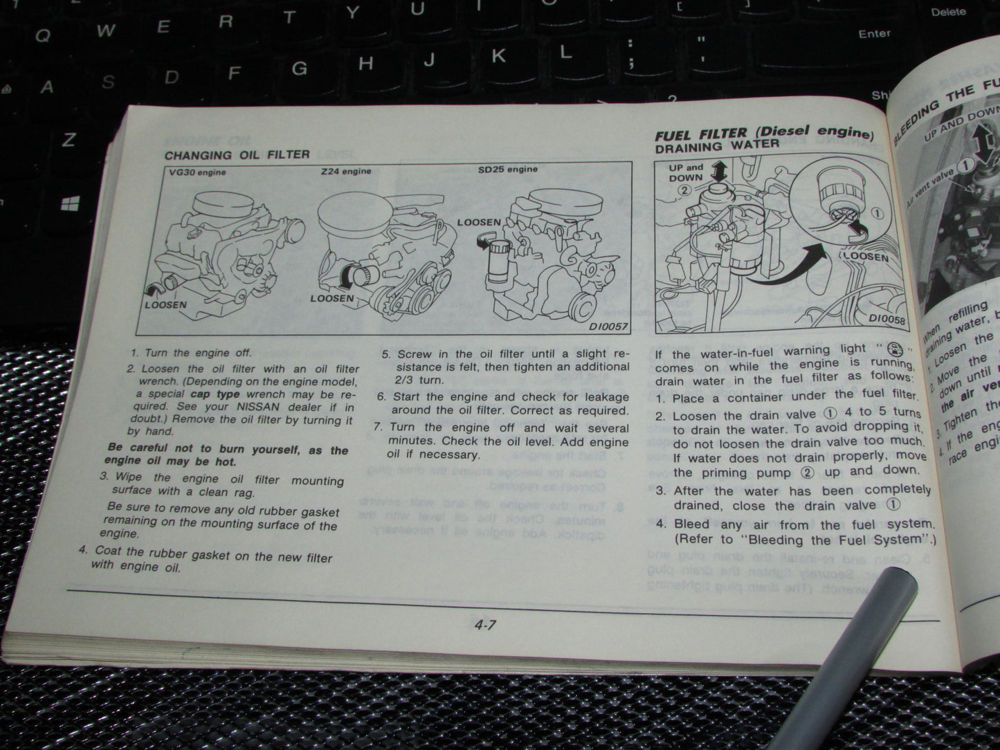 Nissan Pathfinder (1987) Owners Manual