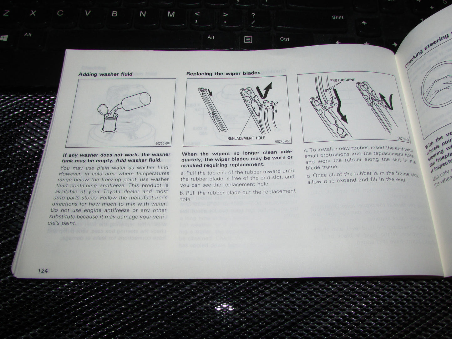 Toyota Camry (1987) Owners Manual
